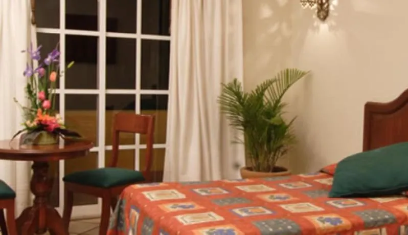 Bed in Hotel Antiguo Fortin