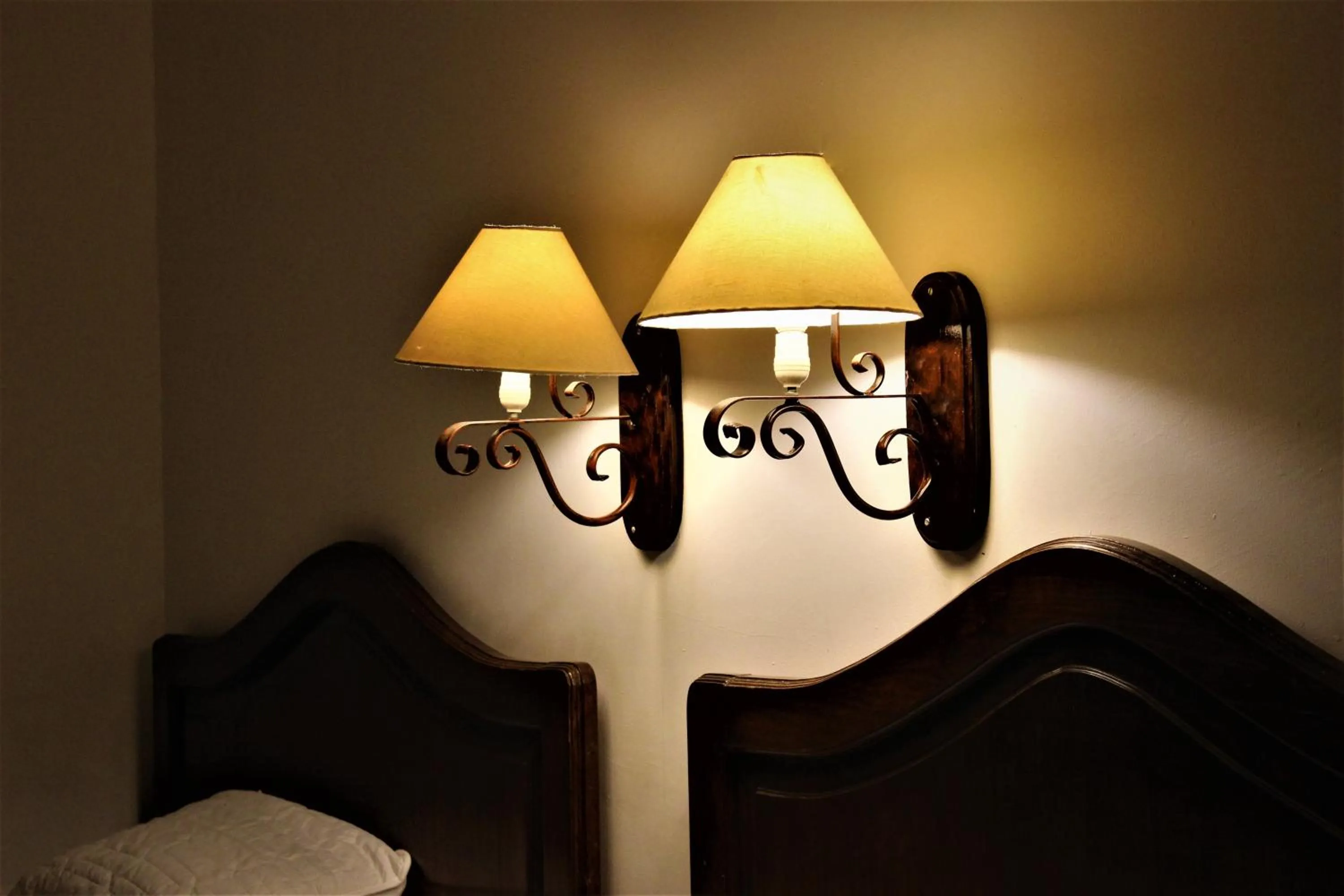 Bed in Hotel Antiguo Fortin