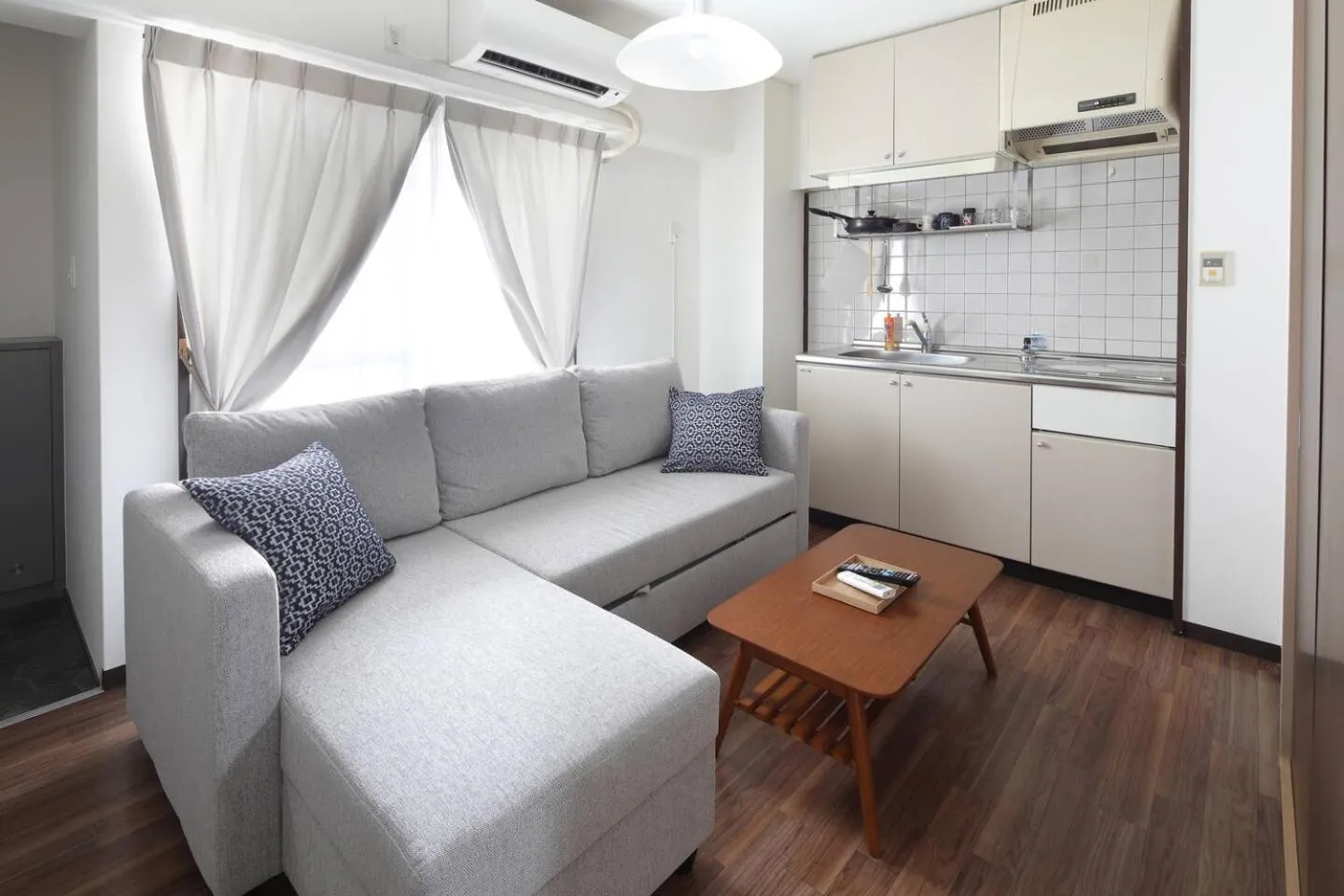 Kitchen or kitchenette in Apartment HOTEL KIRO Kyoto STATION