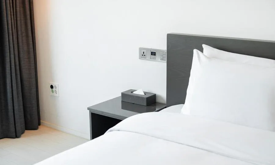 Bed in Yeosu Hotel Haven