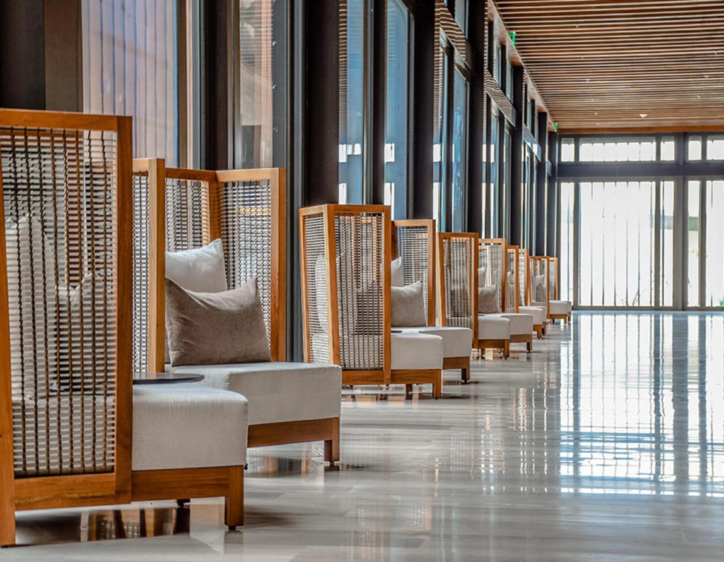 Seating area in Emporio Cancun - Buy All Inclusive Option