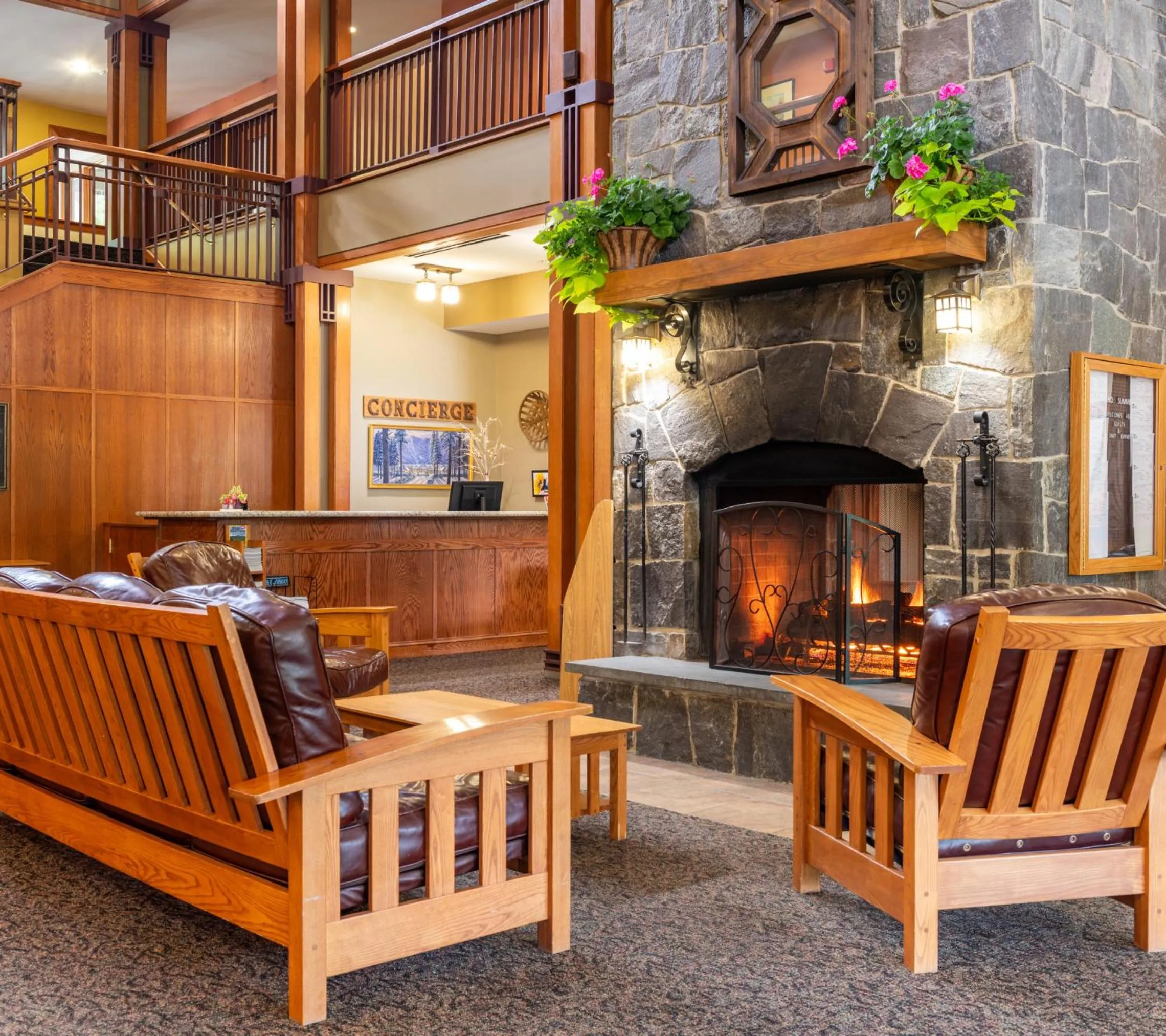 Lobby or reception in Grand Summit Hotel at Attitash