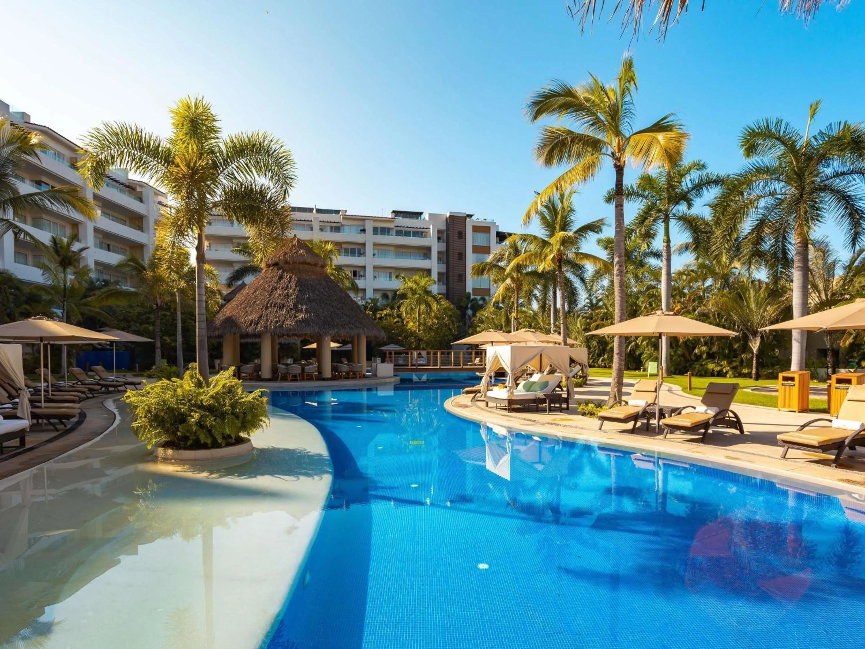 Pool view in Marival Distinct All-Suites & World Spa - Handwritten Collection