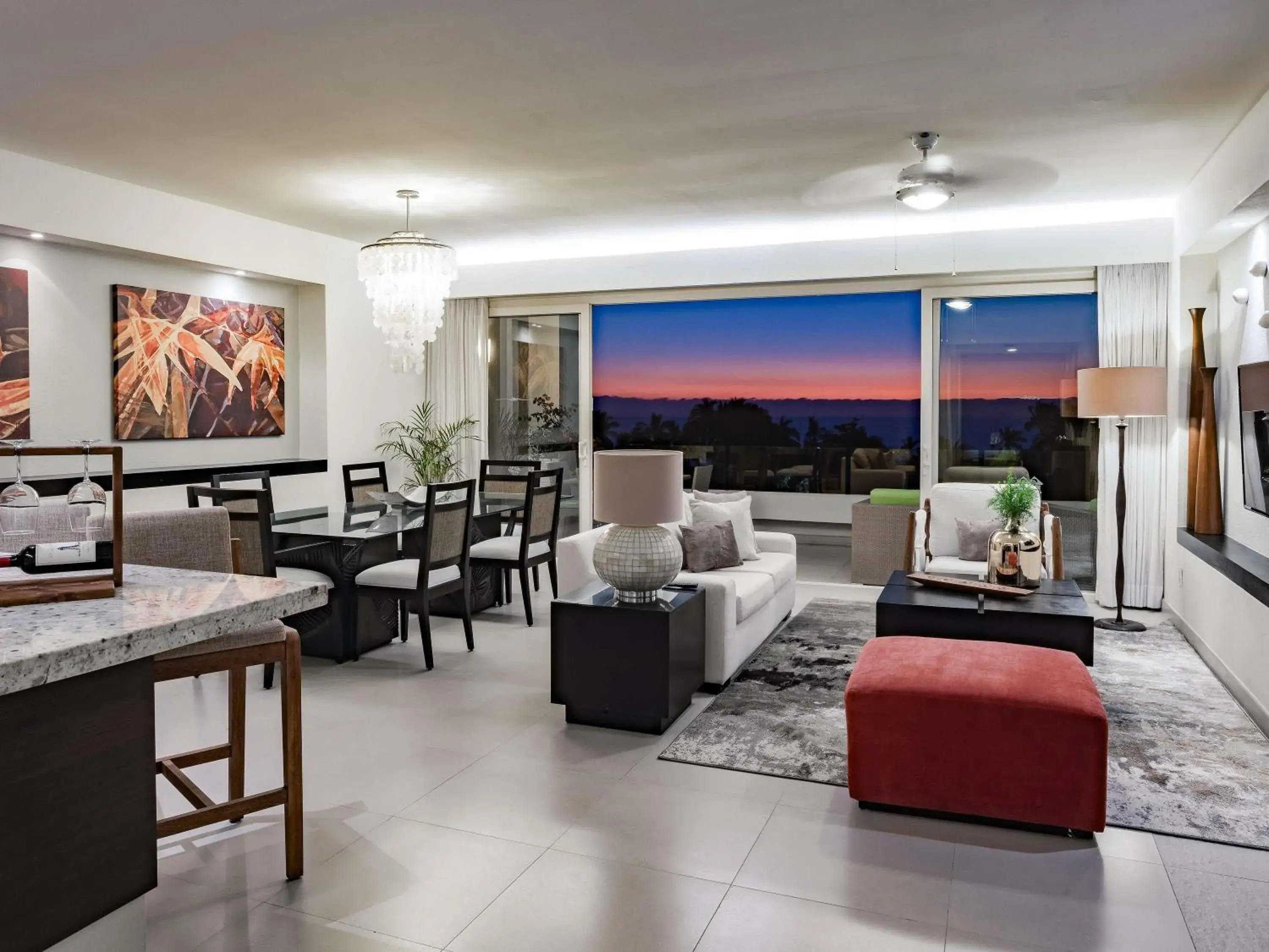 One-Bedroom King Room with Balcony or Terrace and Kitchen in Marival Distinct All-Suites & World Spa - Handwritten Collection One-Bedroom King Room with Balcony or Terrace and Kitchen in Marival Distinct All-Suites & World Spa - Handwritten Collection