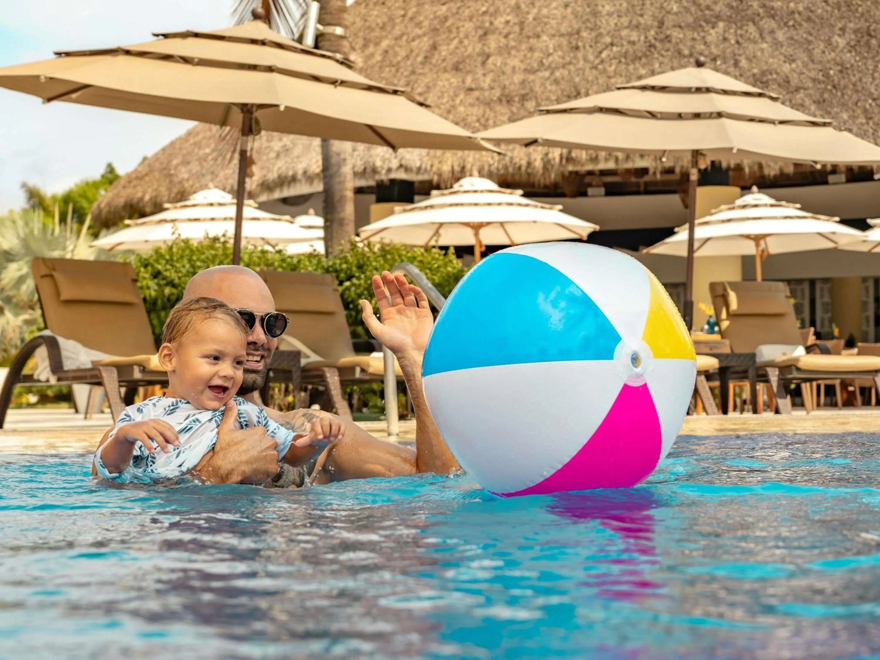 Pool view in Marival Distinct All-Suites & World Spa - Handwritten Collection