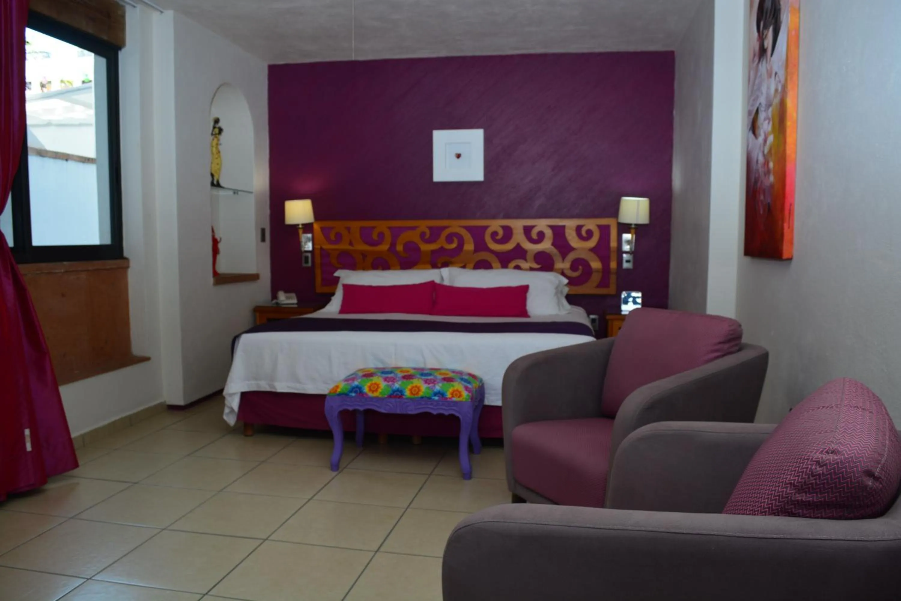 Photo of the whole room, Bed in Boutique Pueblo Lindo