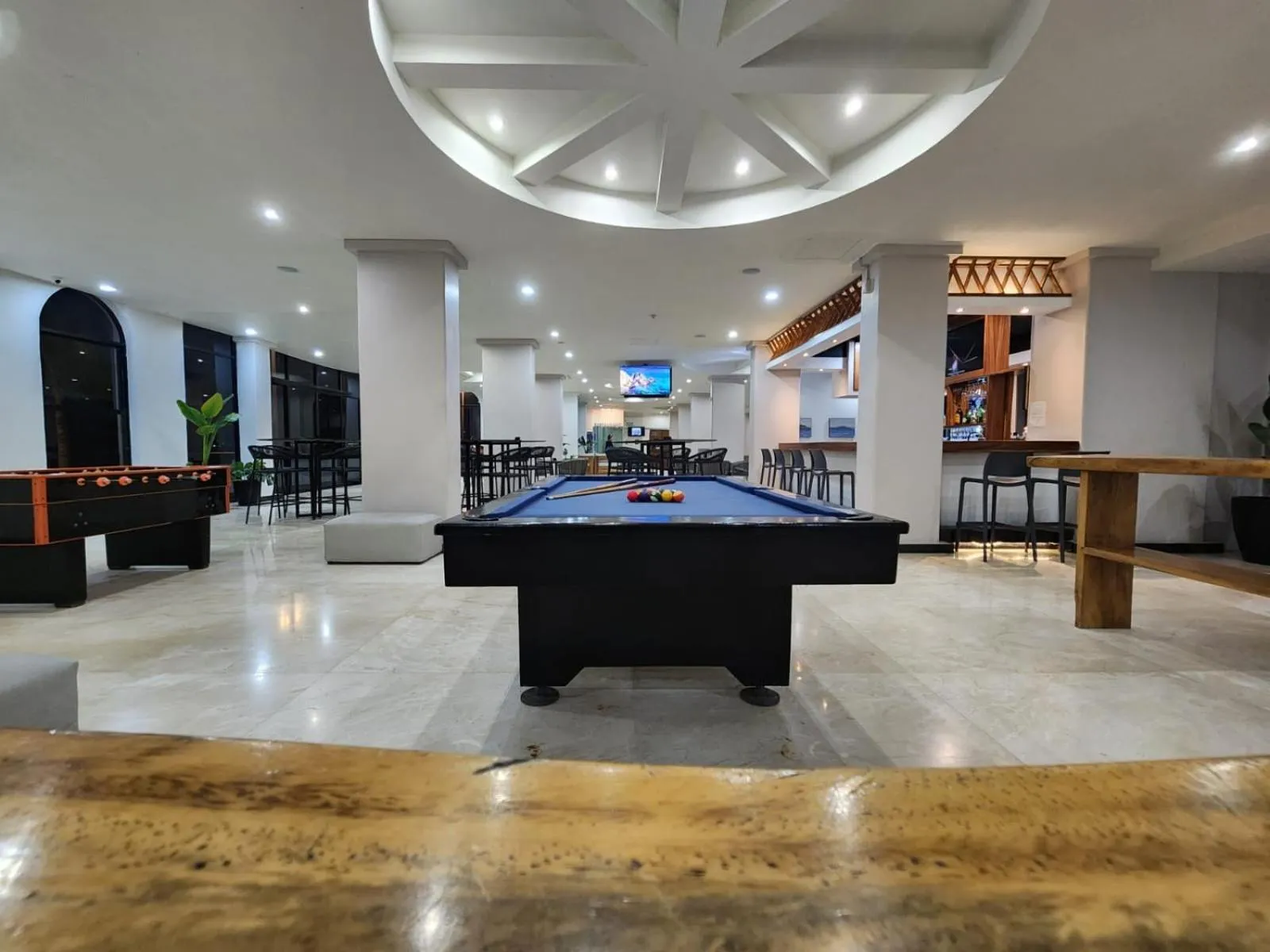 Game Room in Hacienda Mazatlán sea view