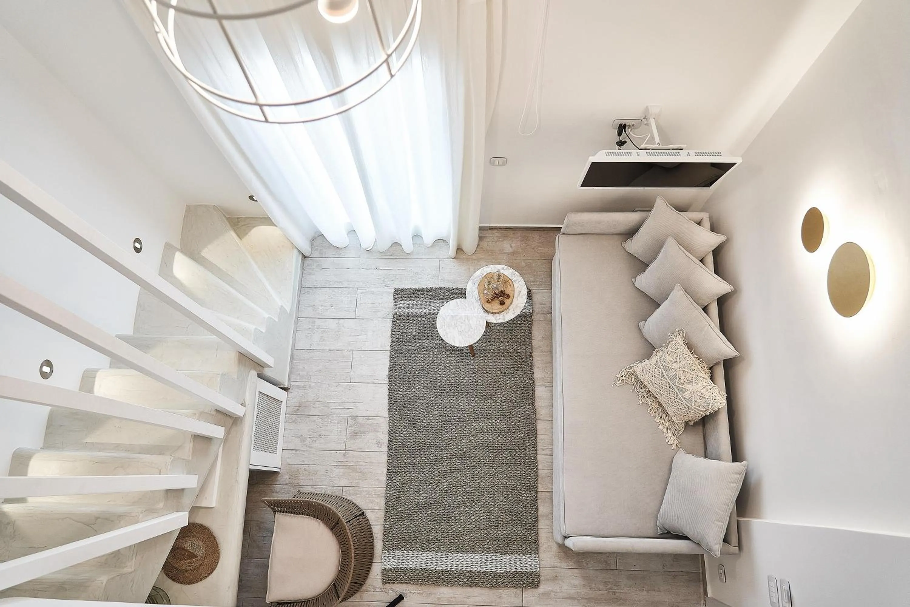 Living room in Petri Suites