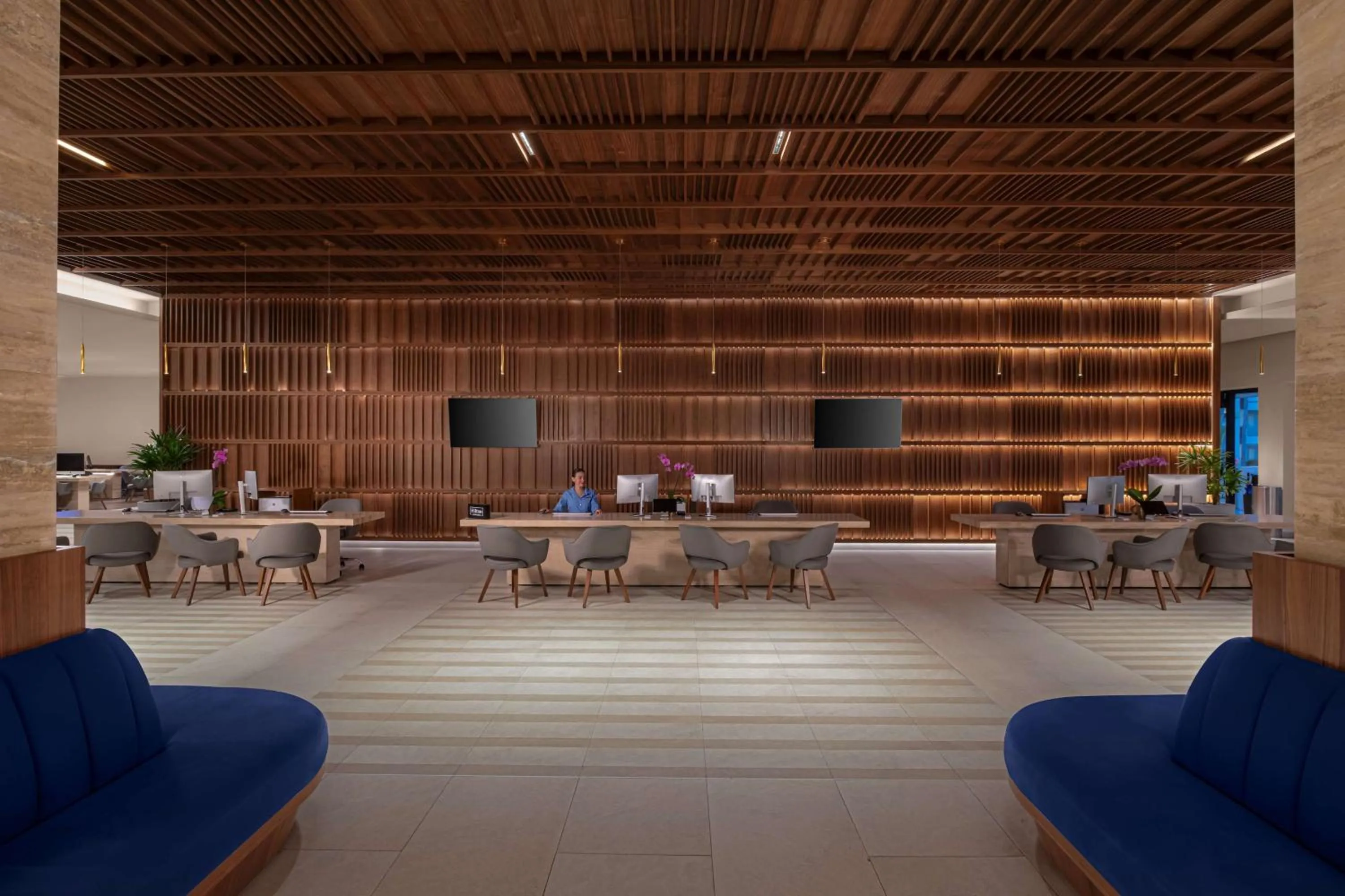 Lobby or reception in Hilton Cancun Mar Caribe All-Inclusive Resort