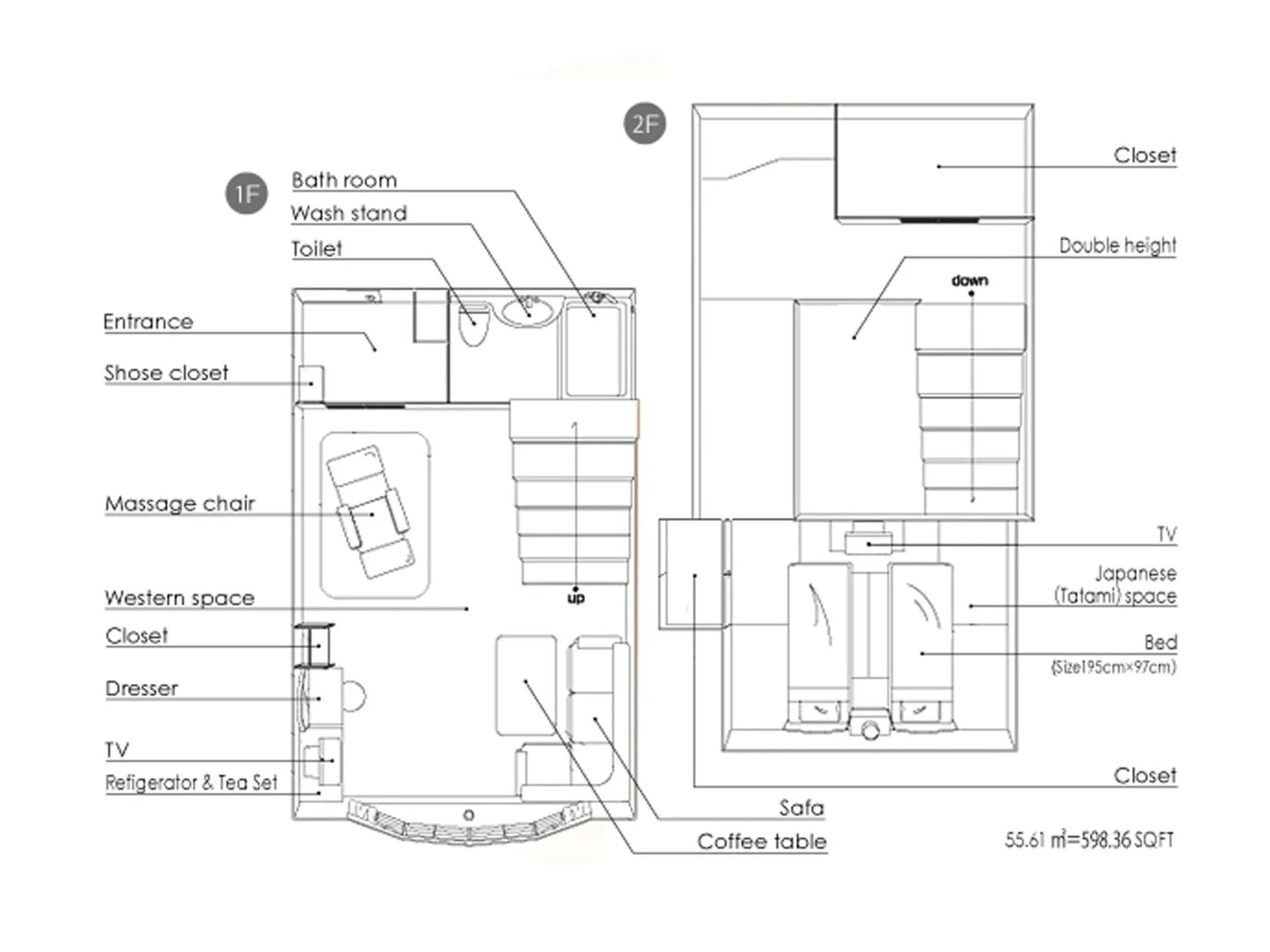 Floor plan in Hotel Green Plaza Hakuba