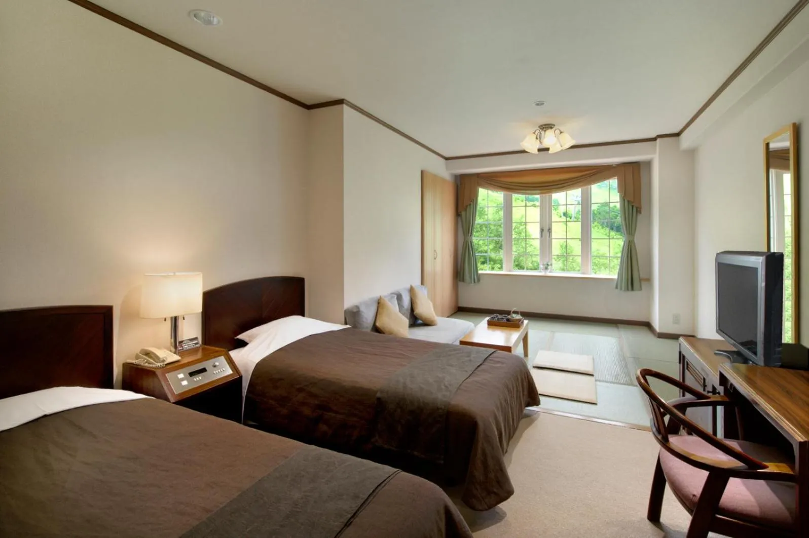 Bed in Hotel Green Plaza Hakuba