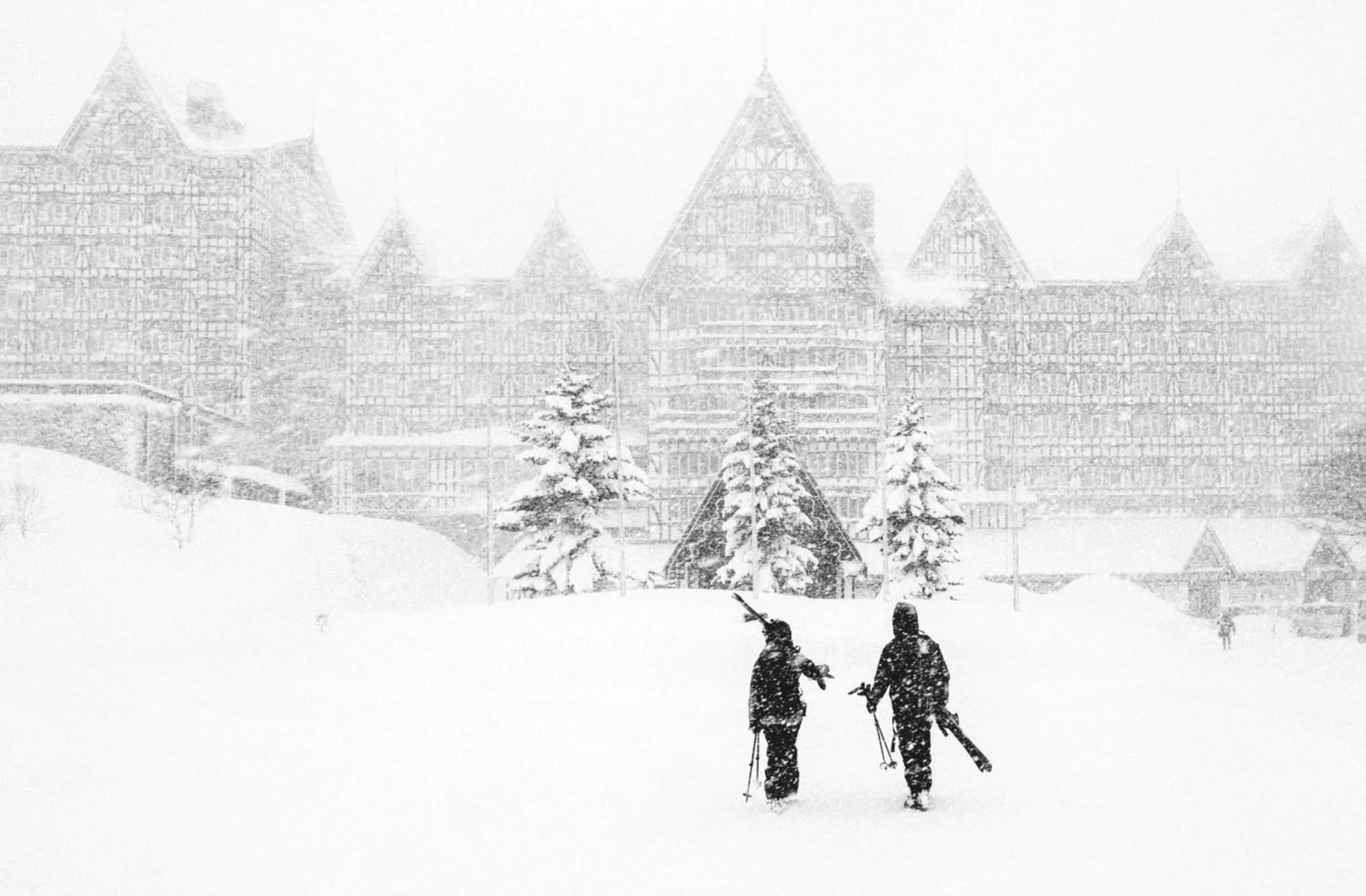 Property building in Hotel Green Plaza Hakuba