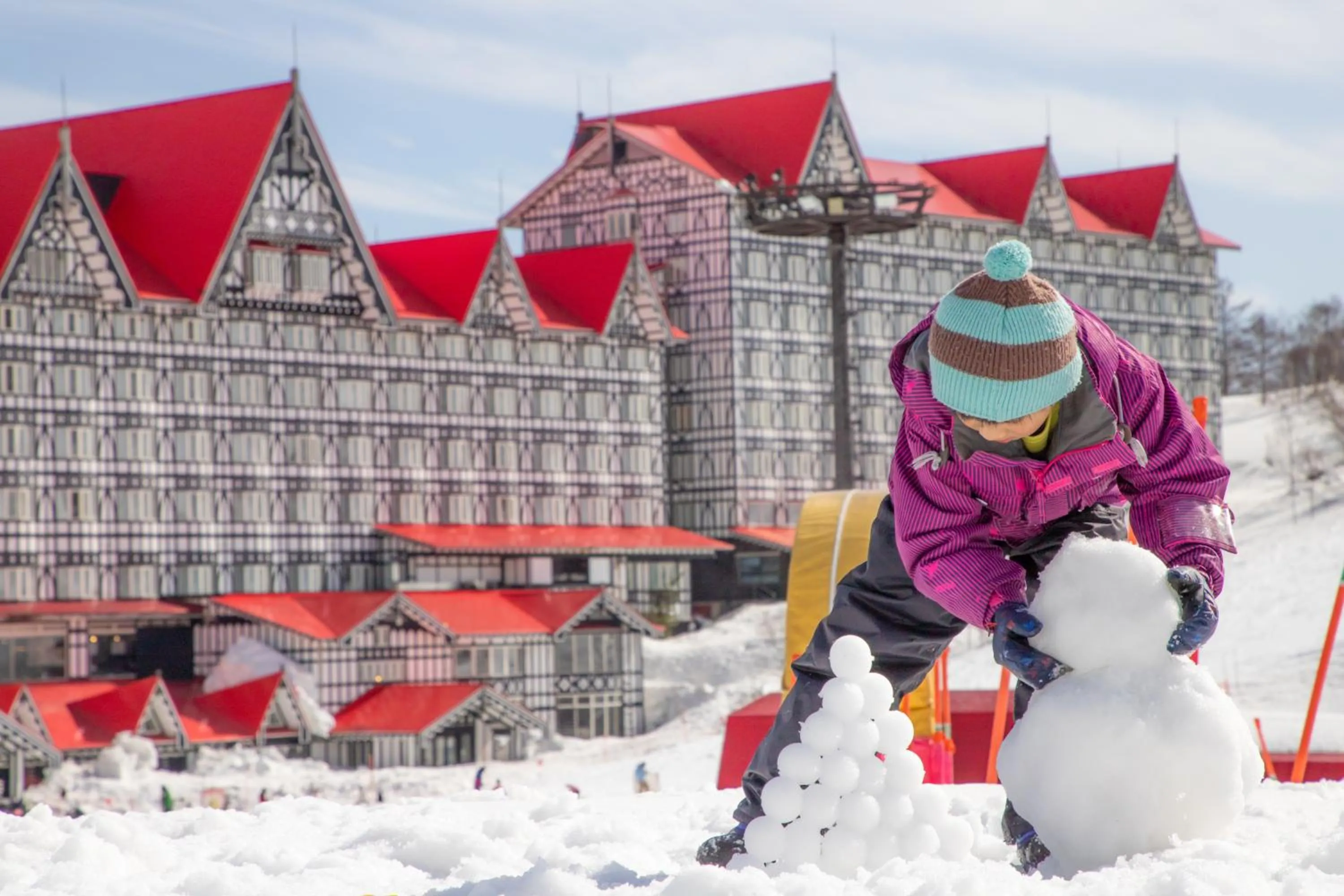 Skiing in Hotel Green Plaza Hakuba