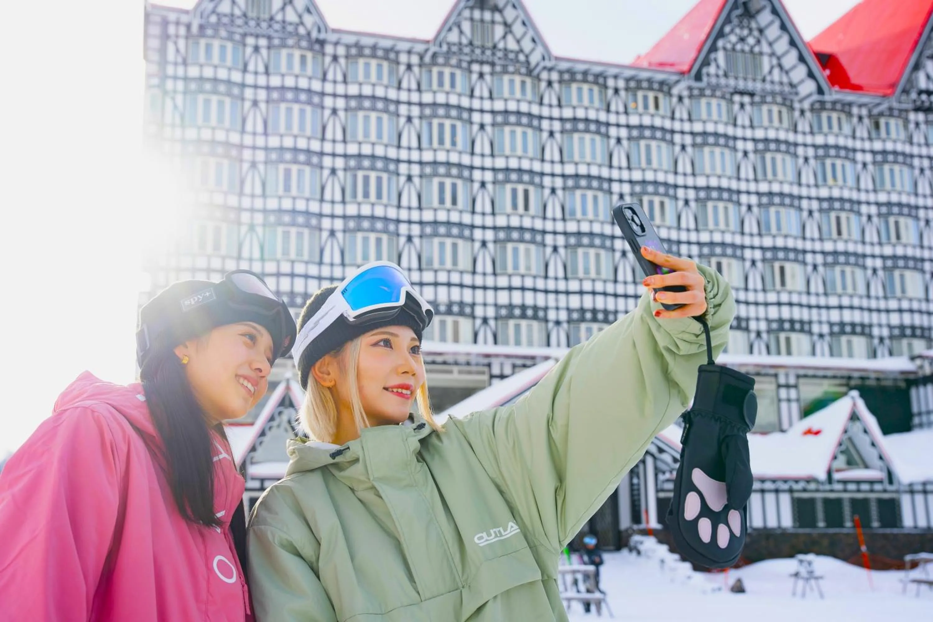 Property building in Hotel Green Plaza Hakuba