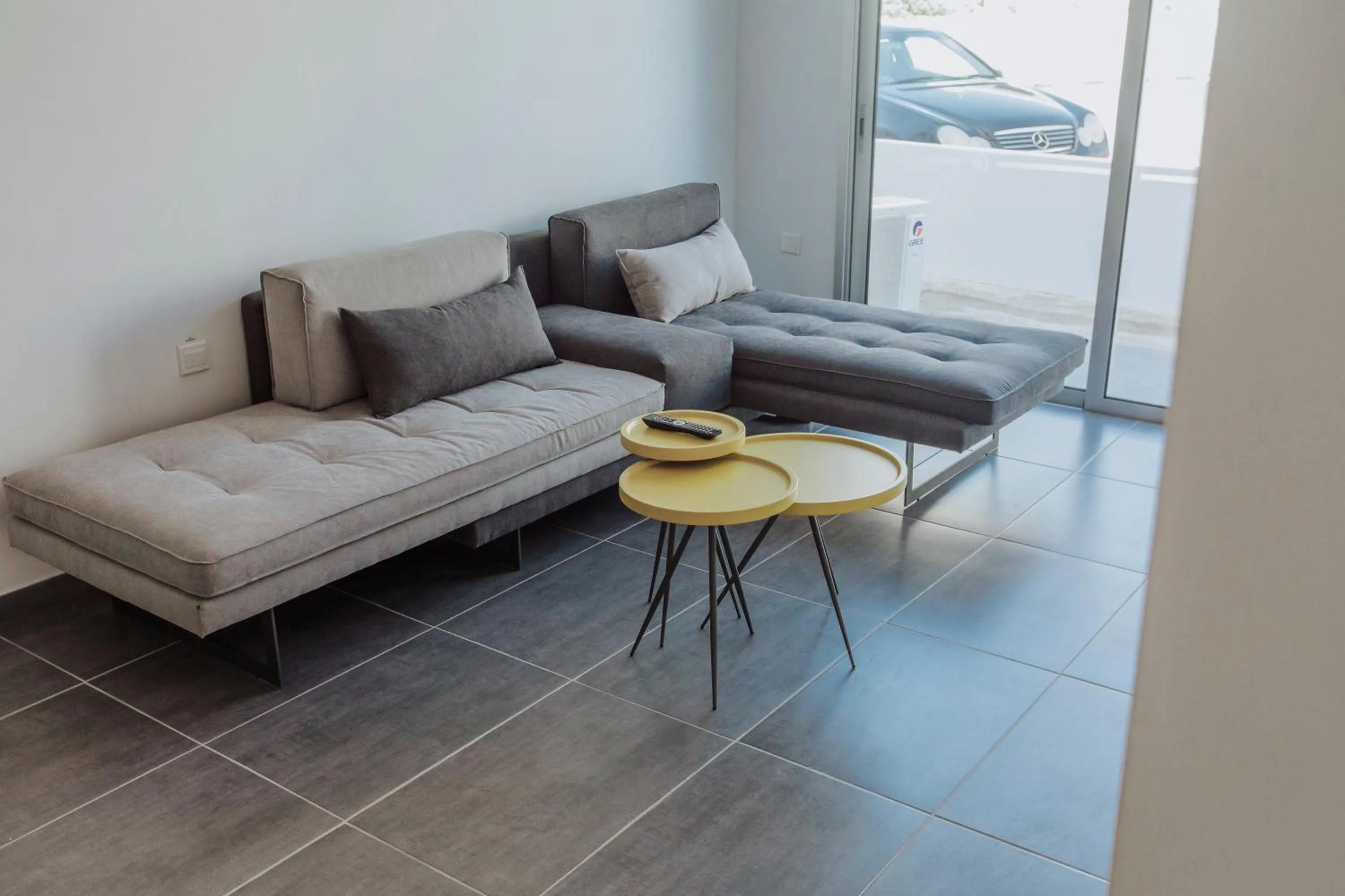 Living room in River View Boutique Apts