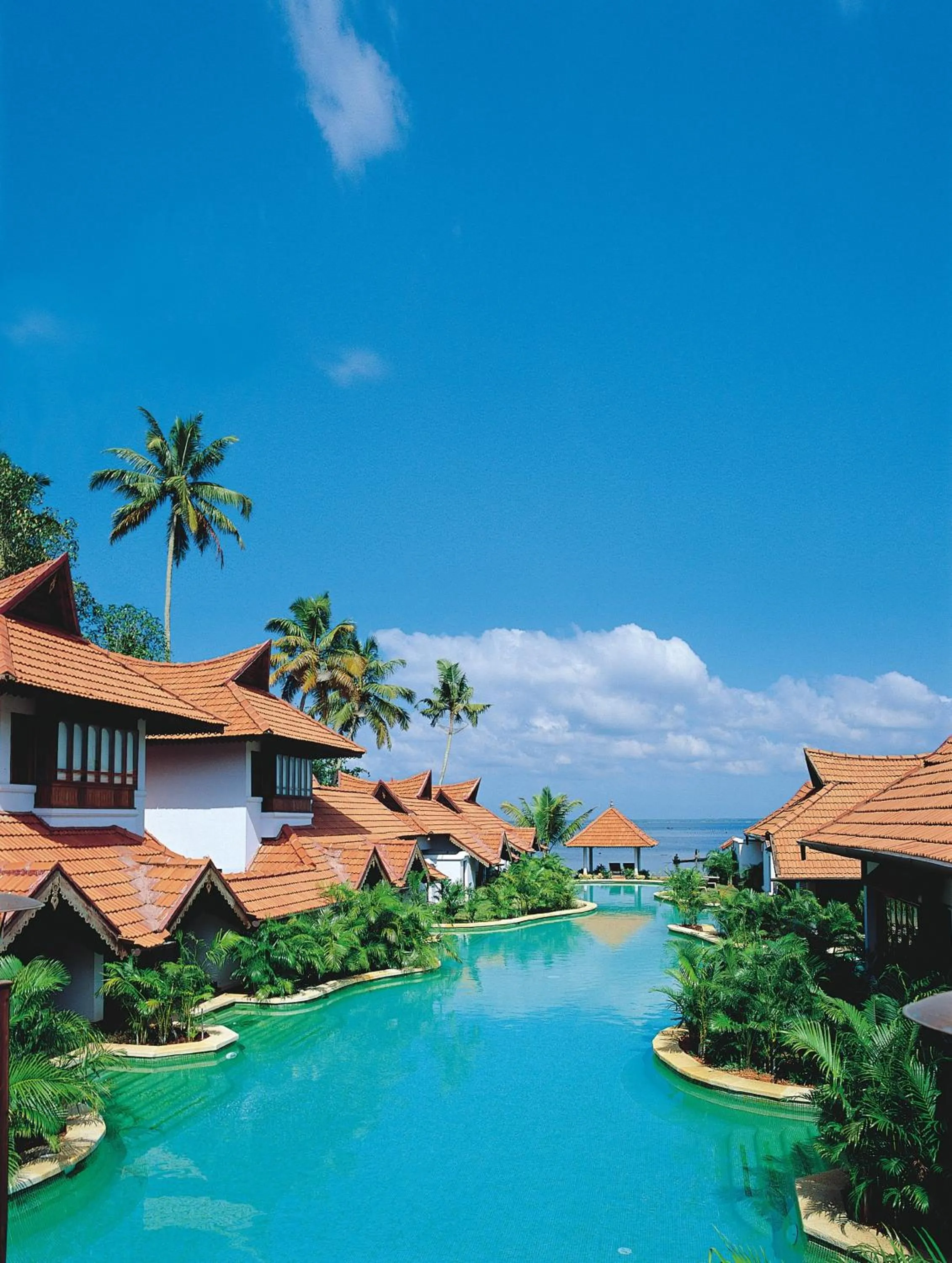 Swimming pool in Kumarakom Lake Resort