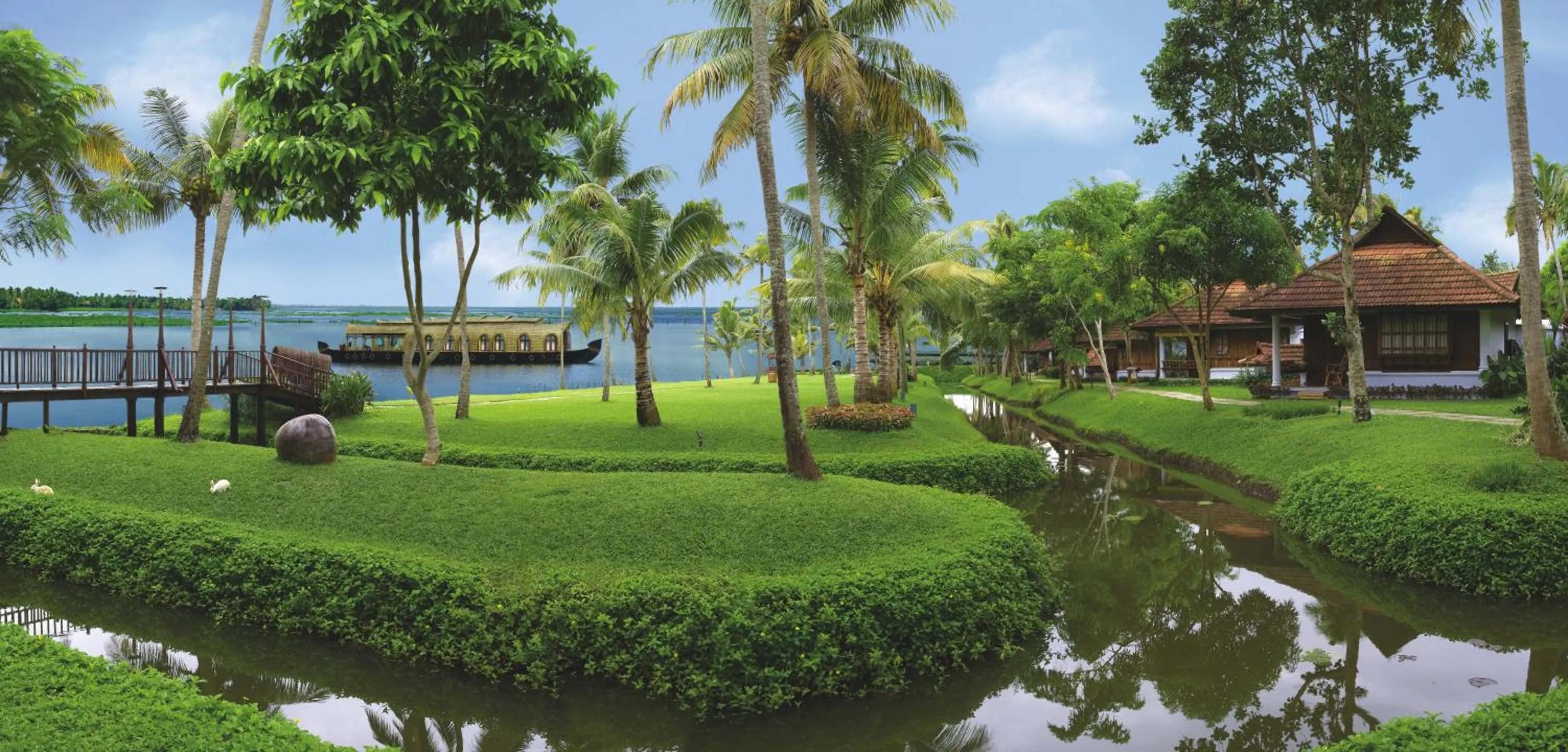 Lake view in Kumarakom Lake Resort