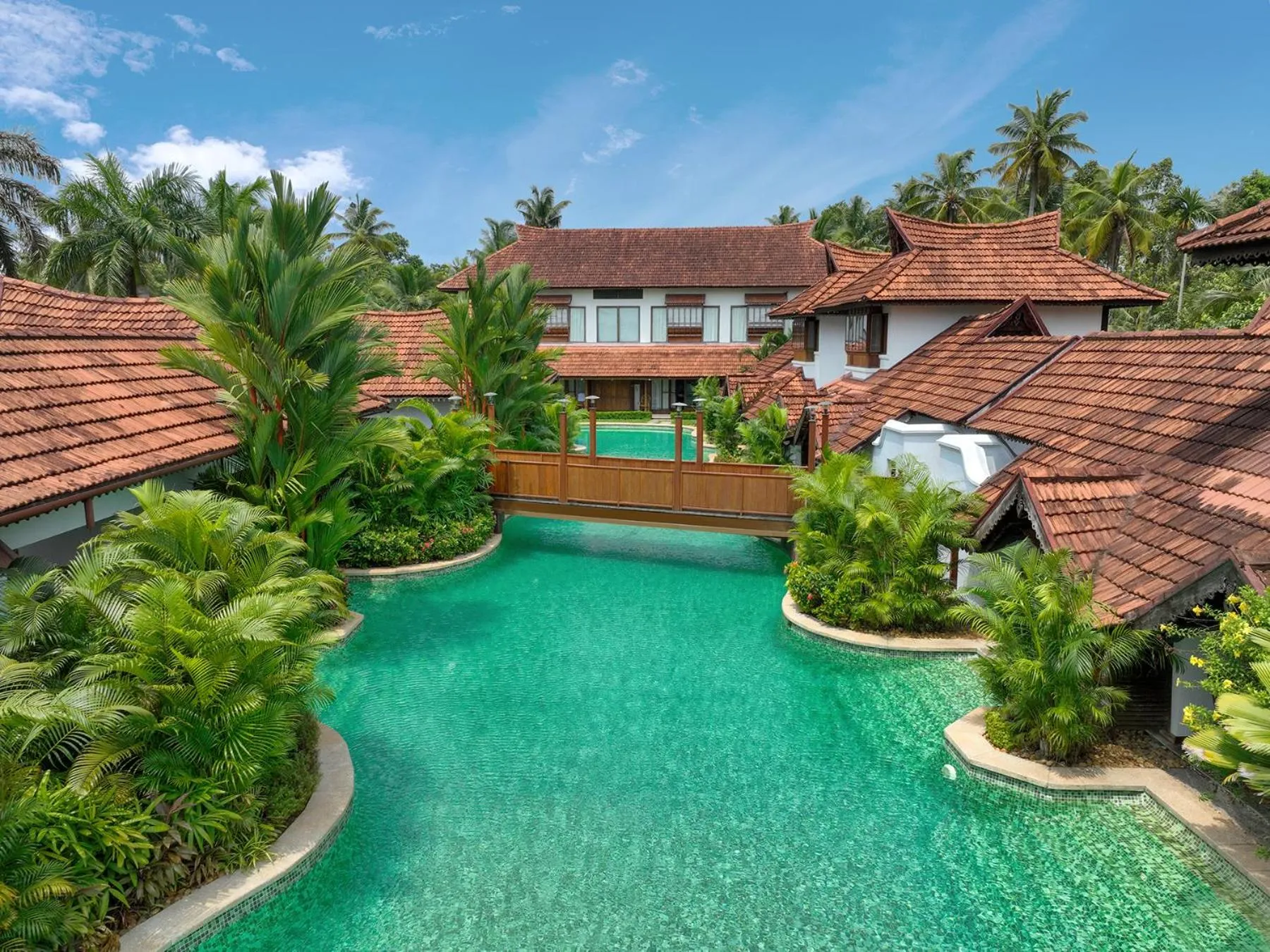 Swimming pool in Kumarakom Lake Resort