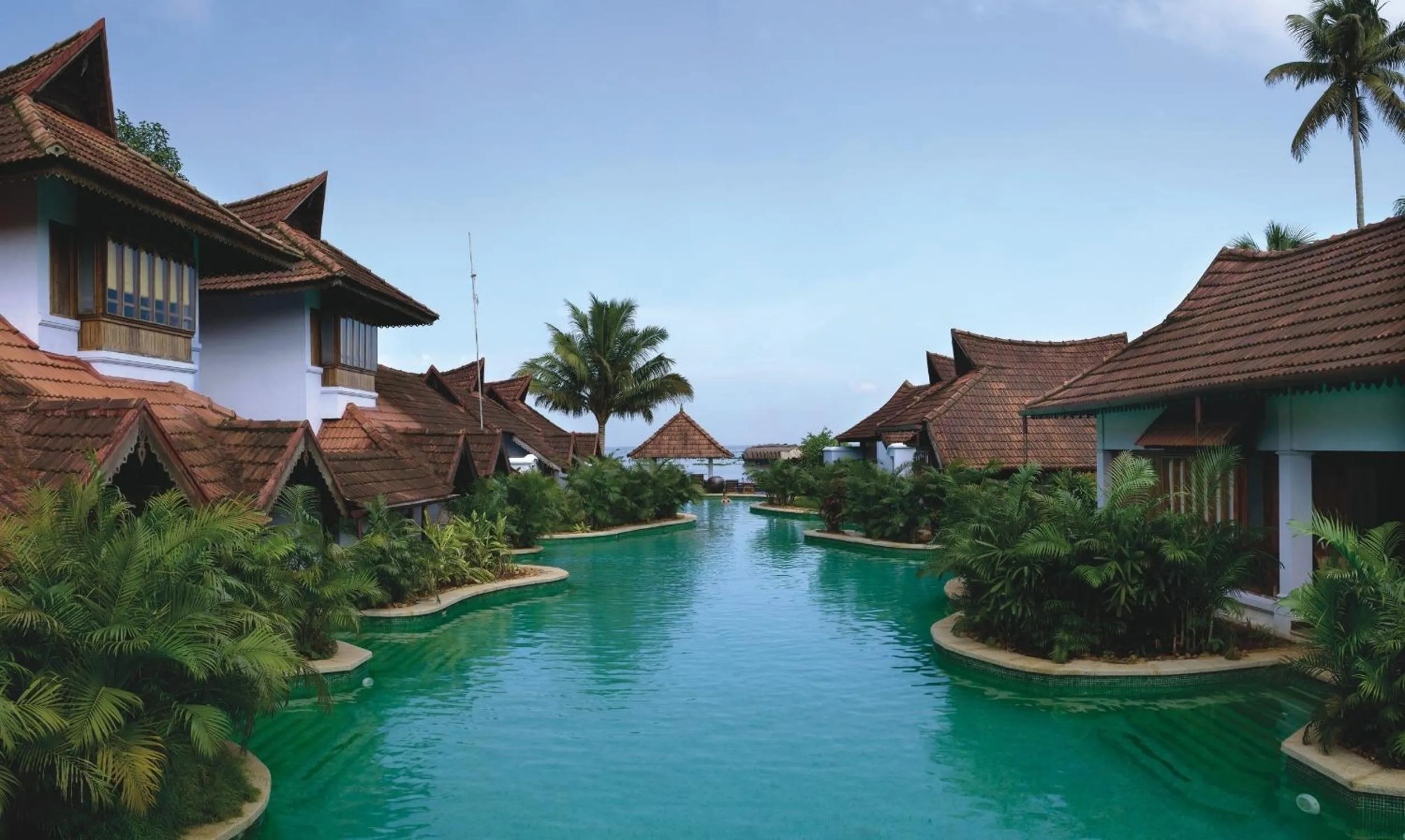 Swimming pool in Kumarakom Lake Resort