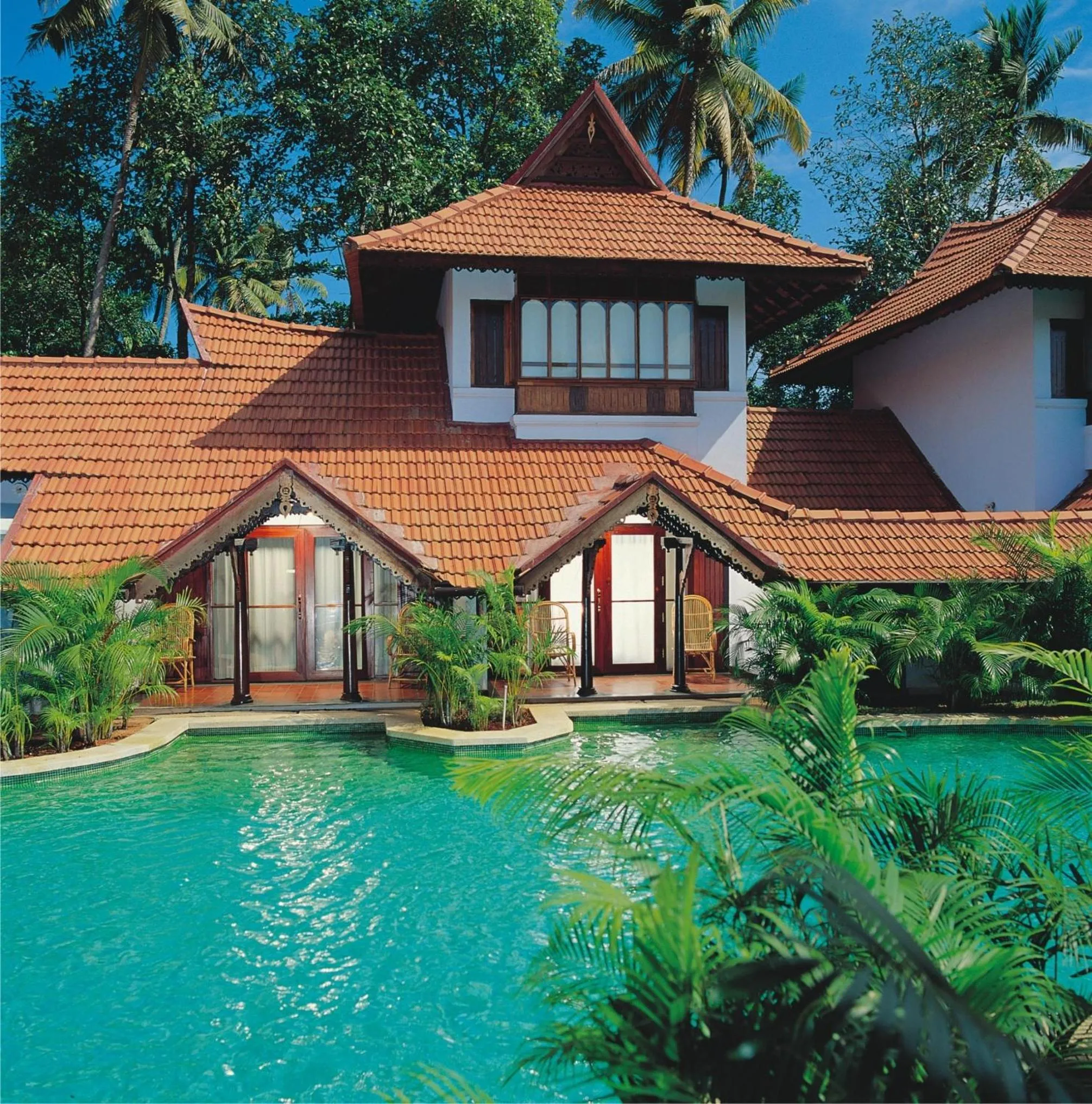 Swimming pool in Kumarakom Lake Resort