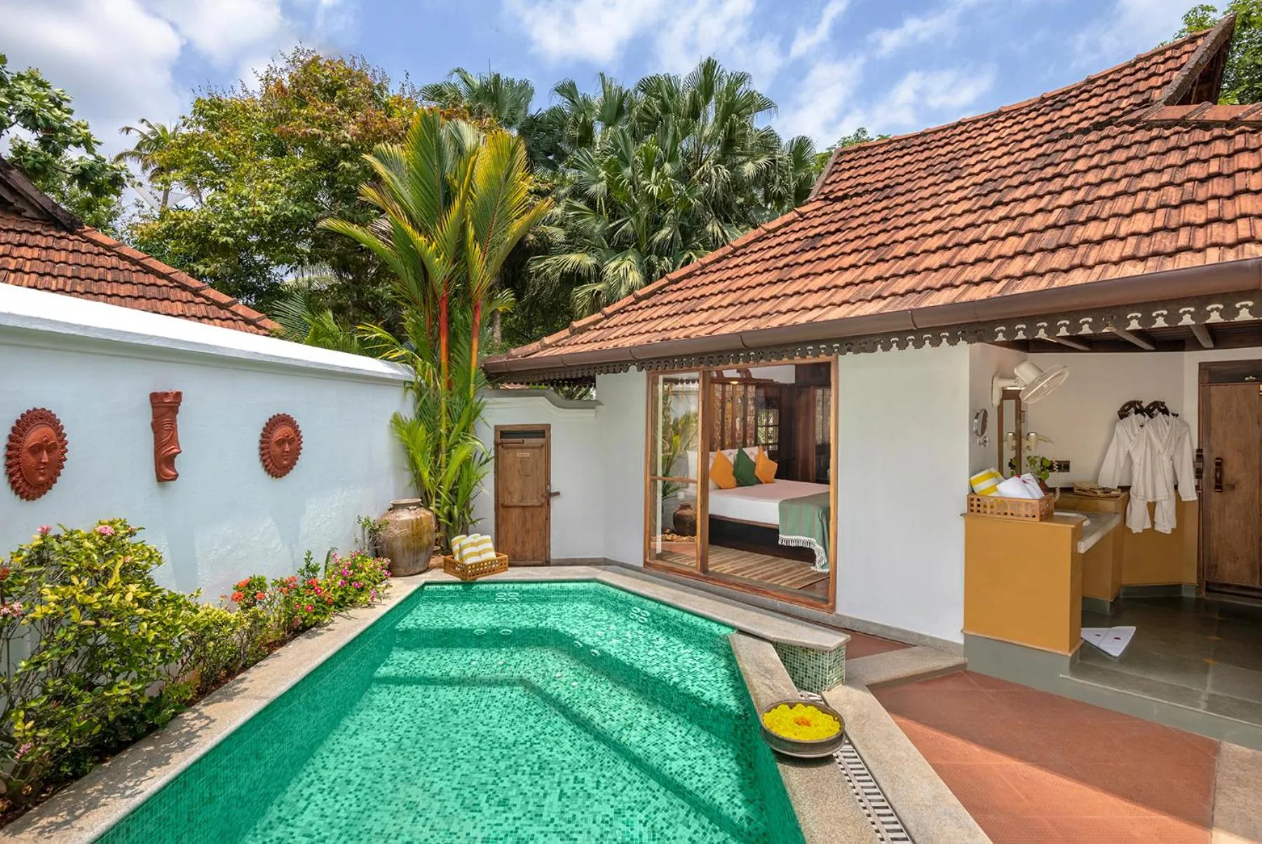 Swimming pool in Kumarakom Lake Resort