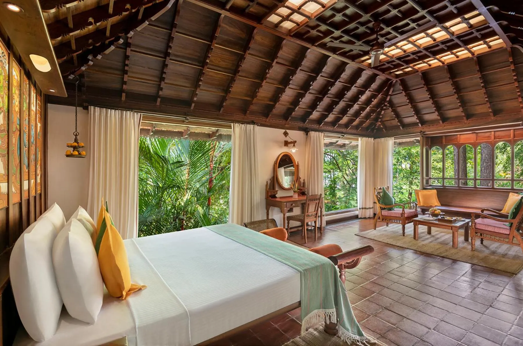 Bedroom, Bed in Kumarakom Lake Resort