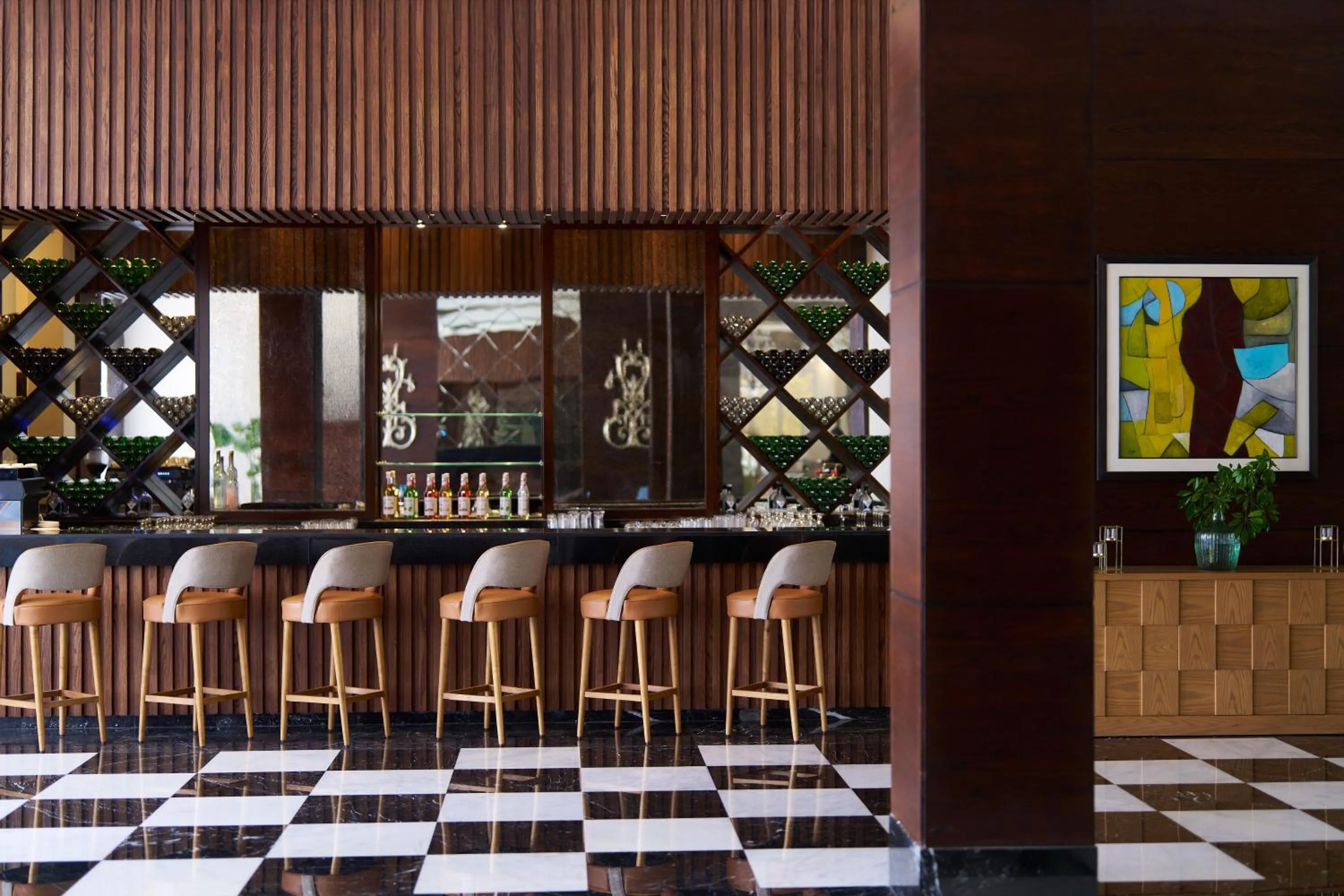 Lounge or bar in JAZ Elite Crystal, Almaza Bay