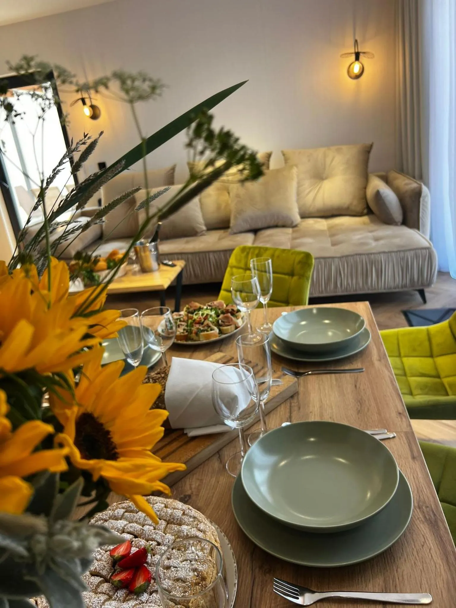 Living room in Amber Park Spa