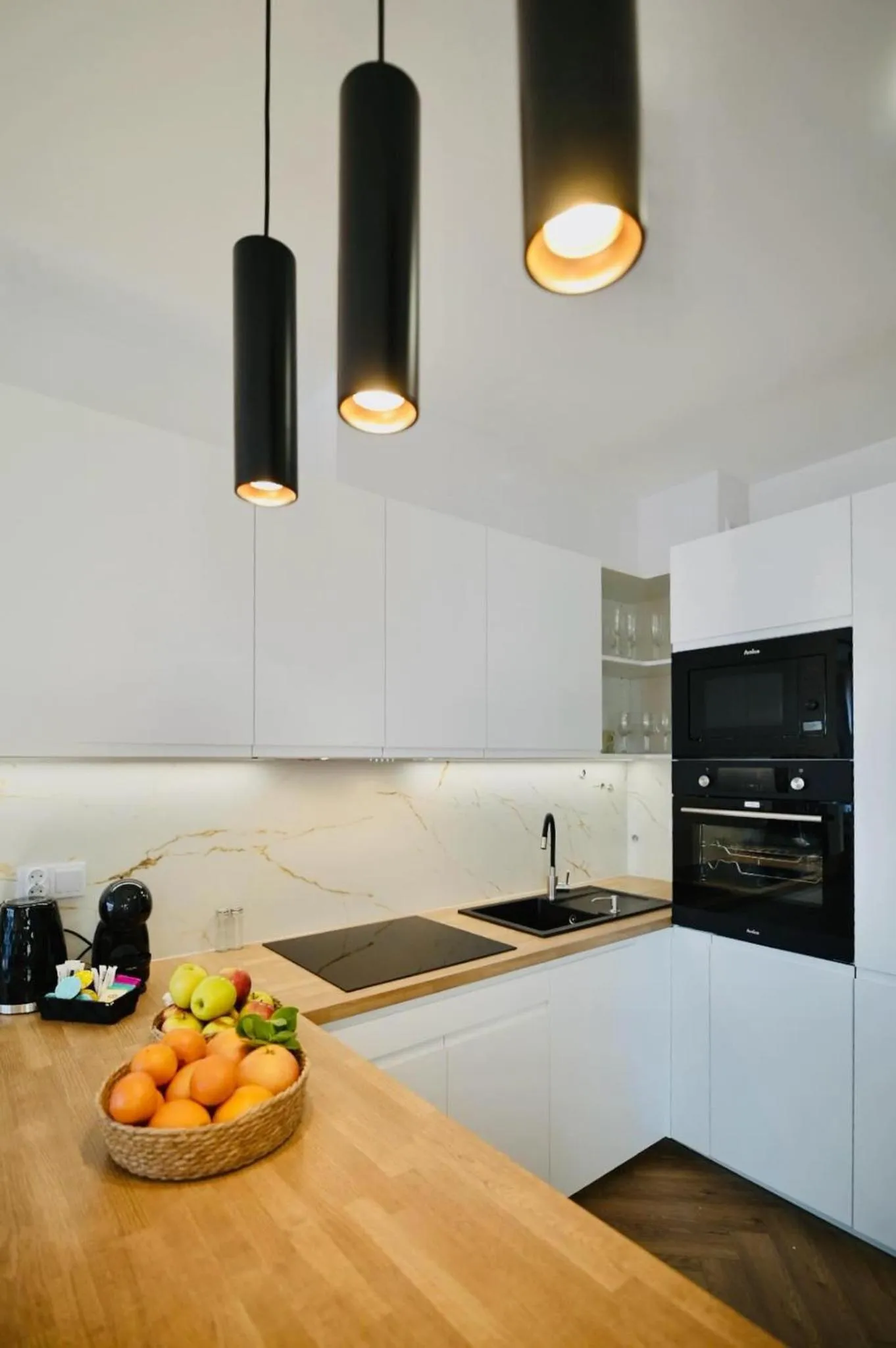 Kitchen or kitchenette in Amber Park Spa