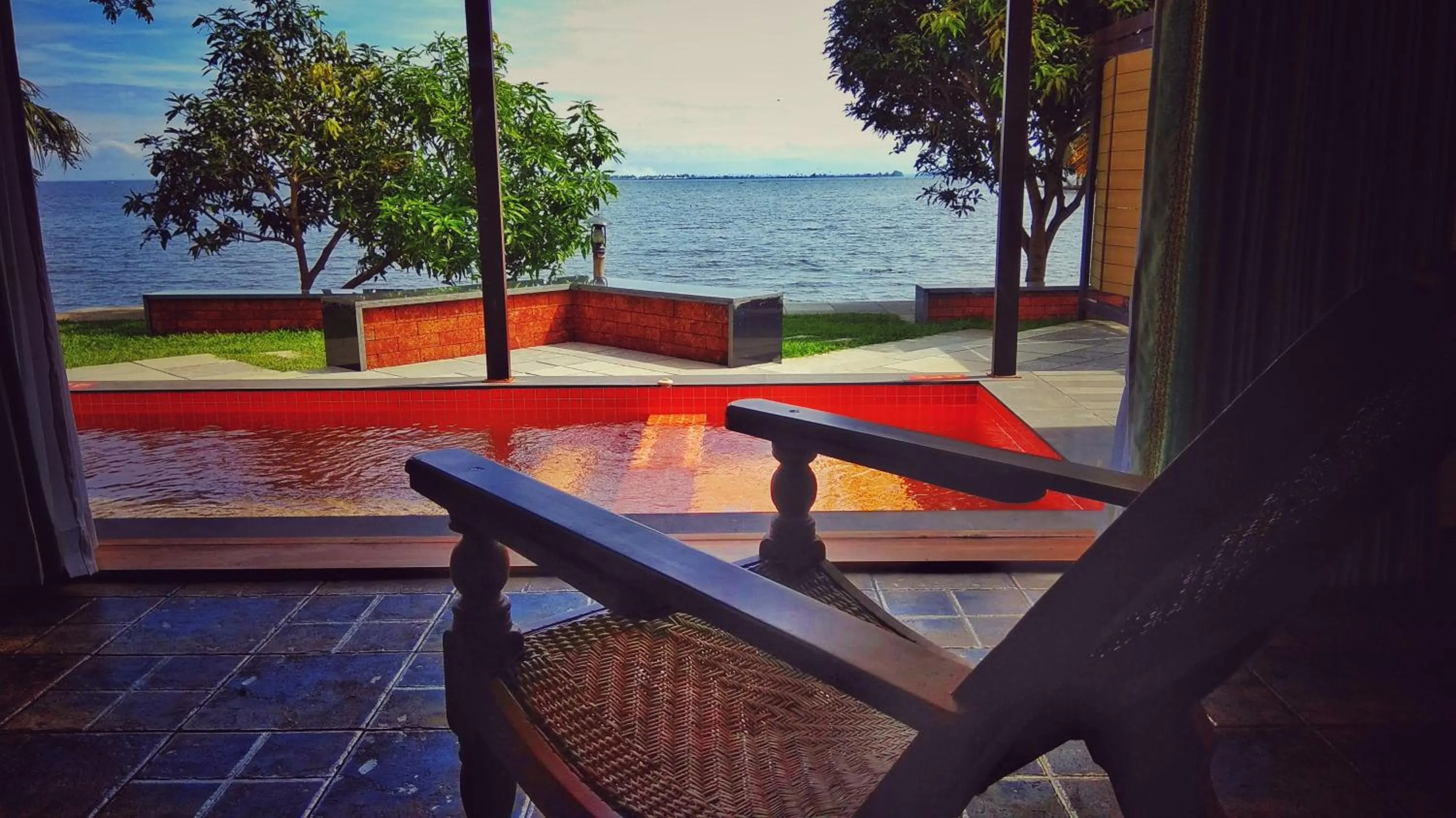 Lake view in Punnamada Resort