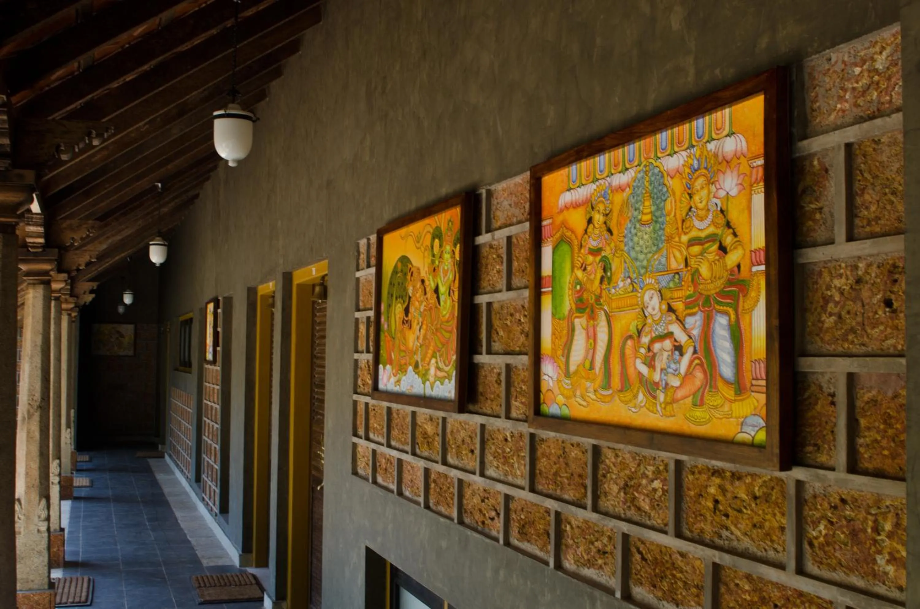 Facade/entrance in Punnamada Resort