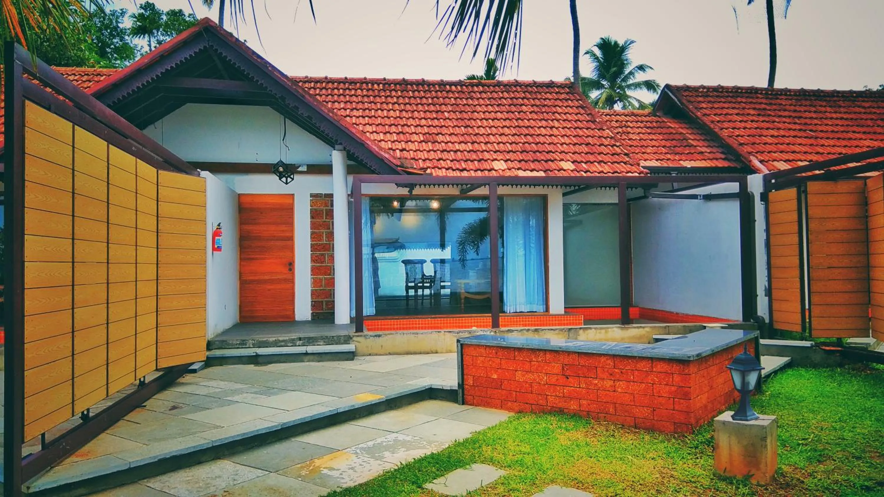 Patio in Punnamada Resort