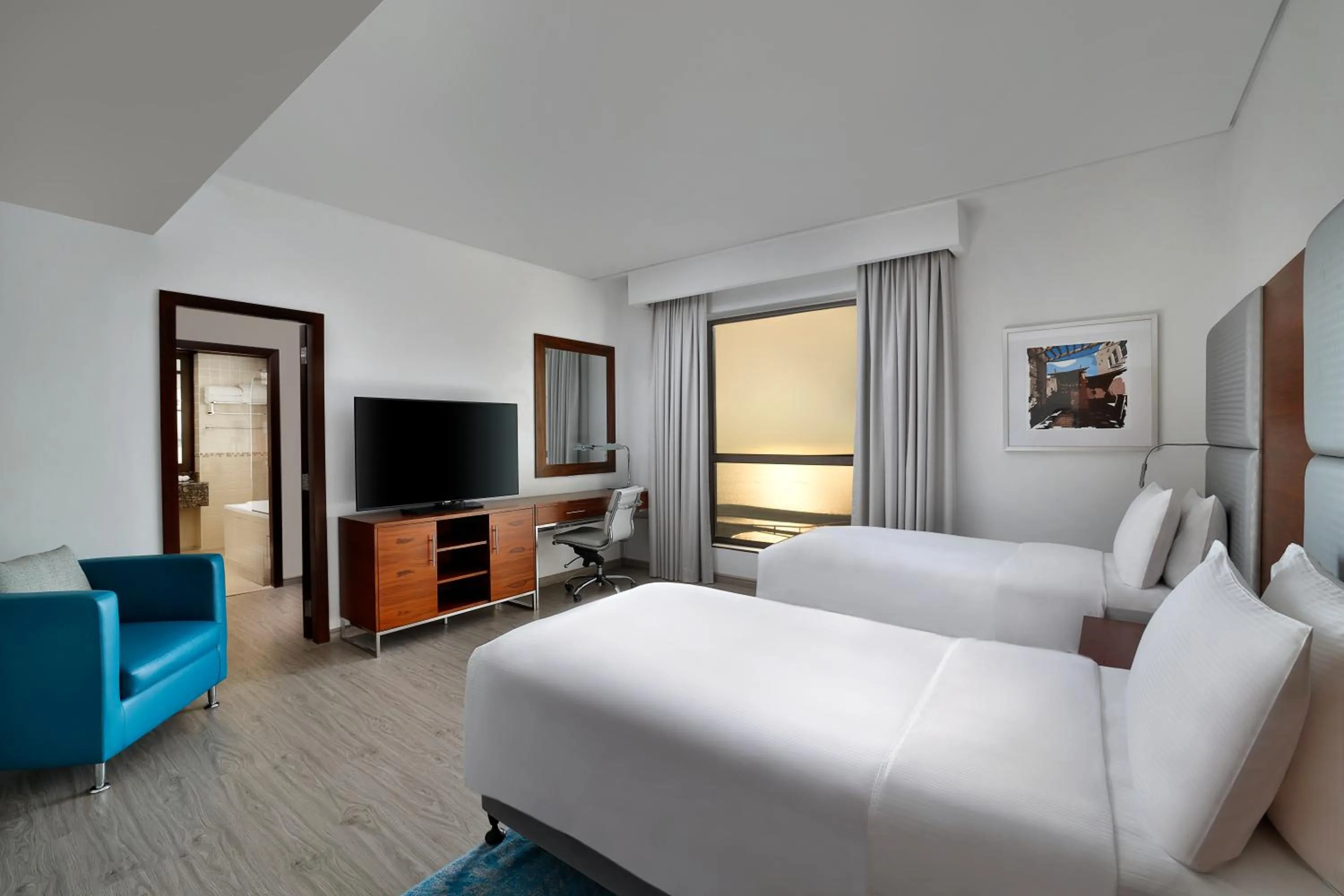 Bed in Hilton Dubai The Walk