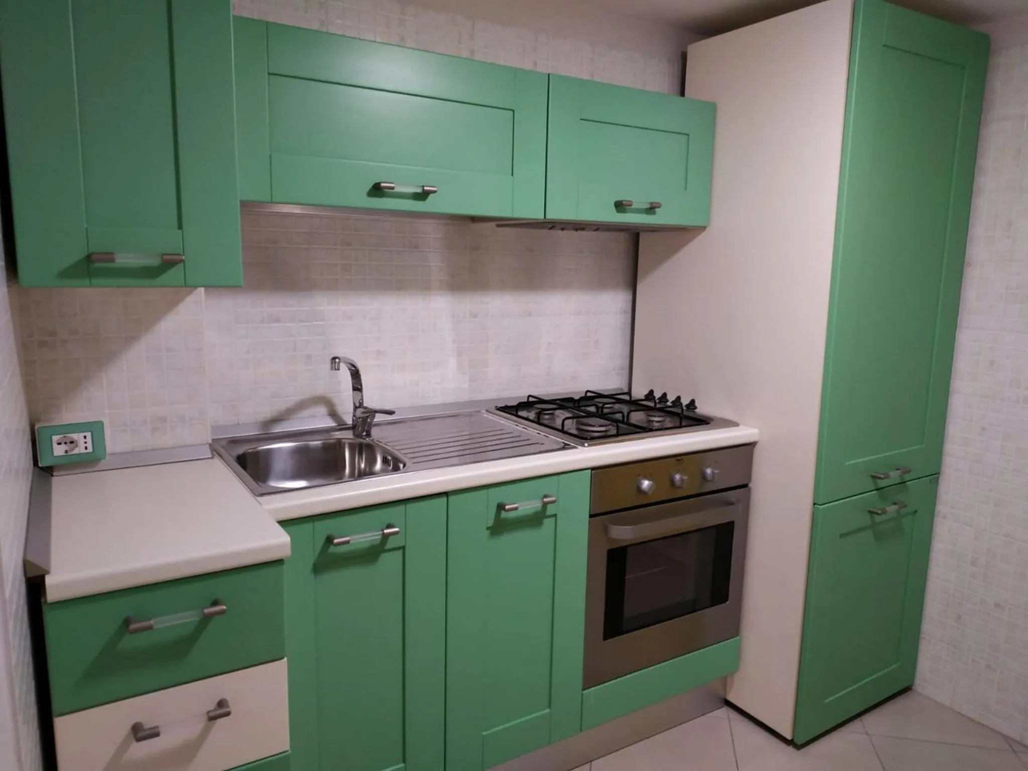 Kitchen or kitchenette in Buono B&B