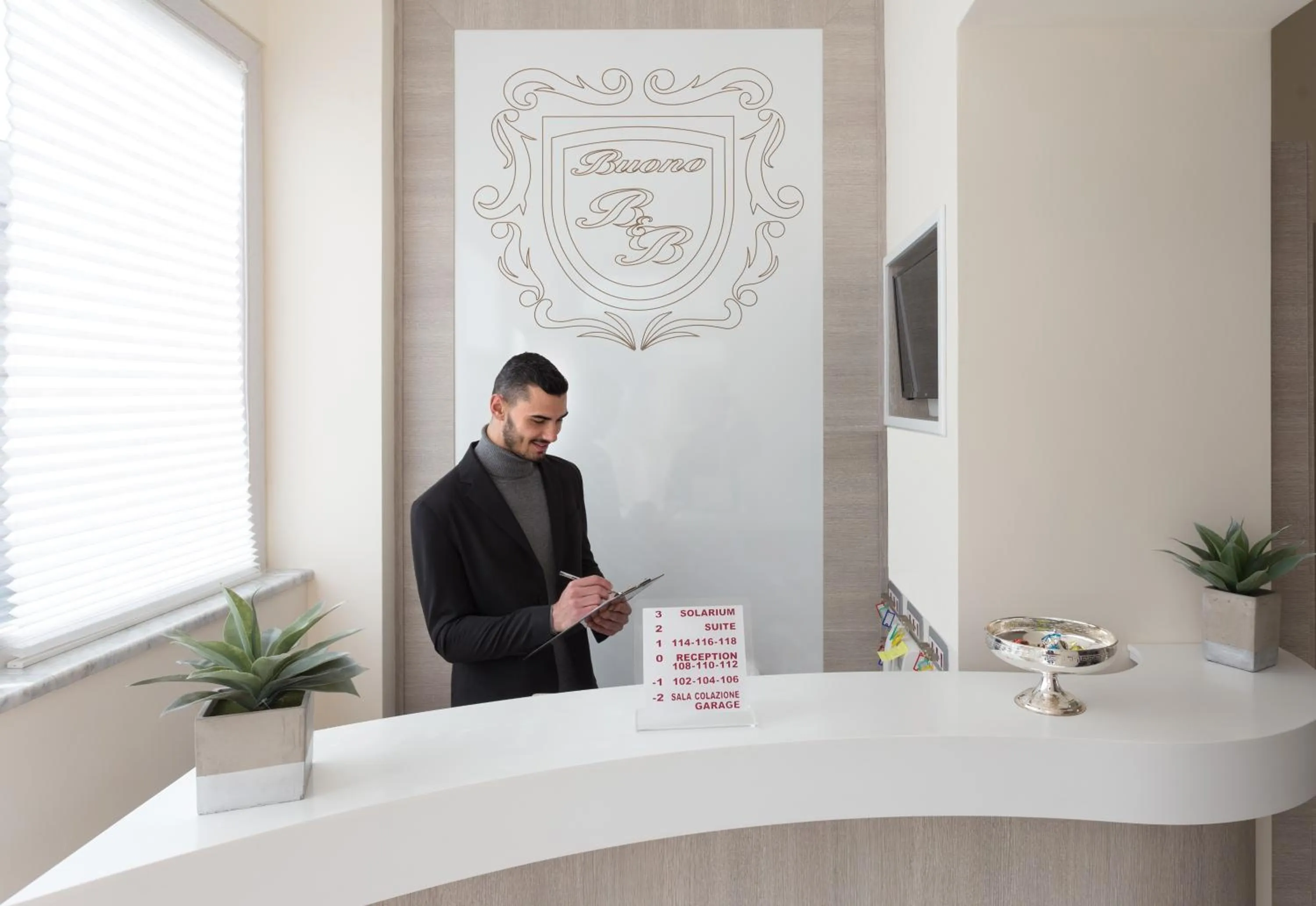 Lobby or reception in Buono B&B