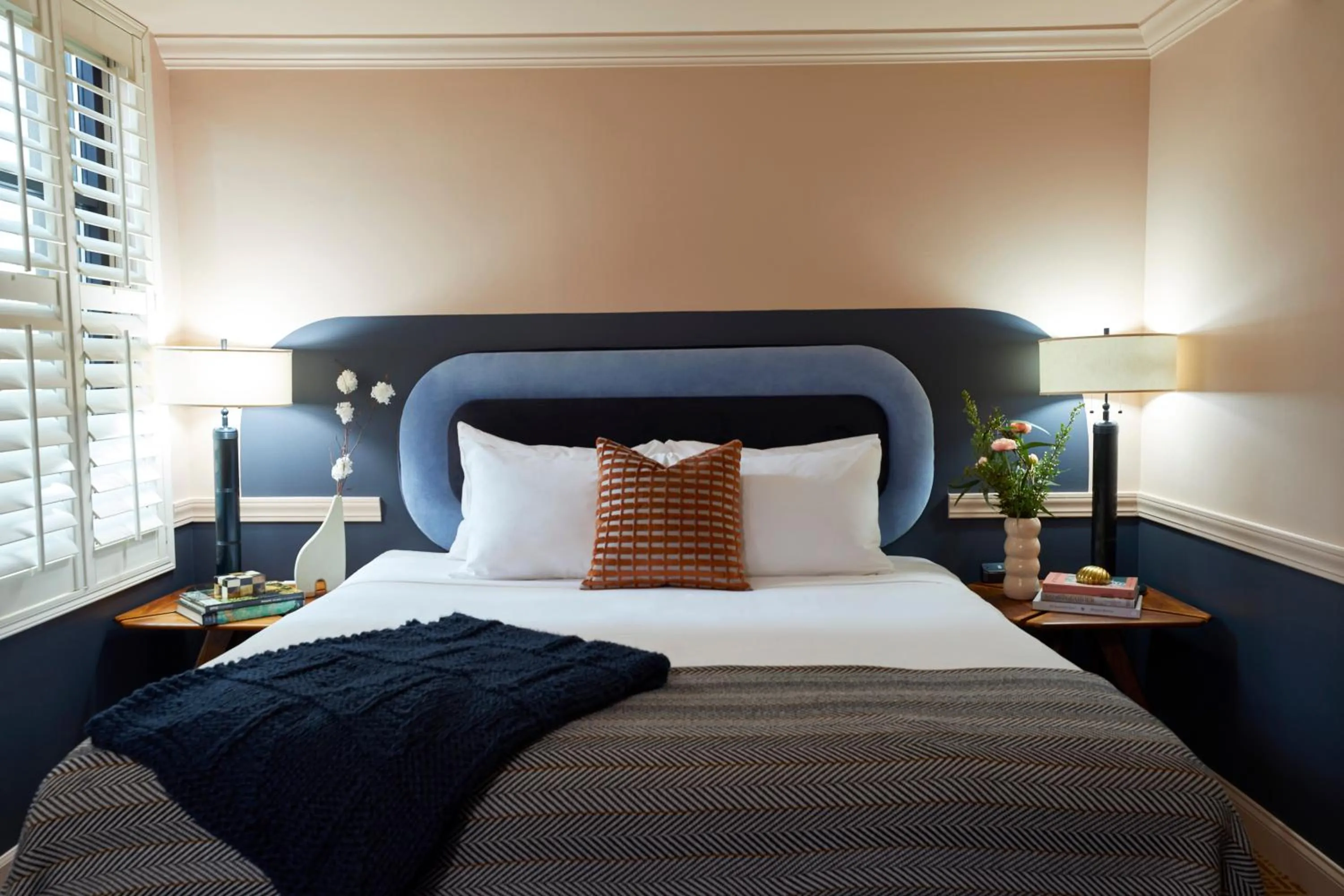 Bed in The Oliver Hotel Knoxville, by Oliver