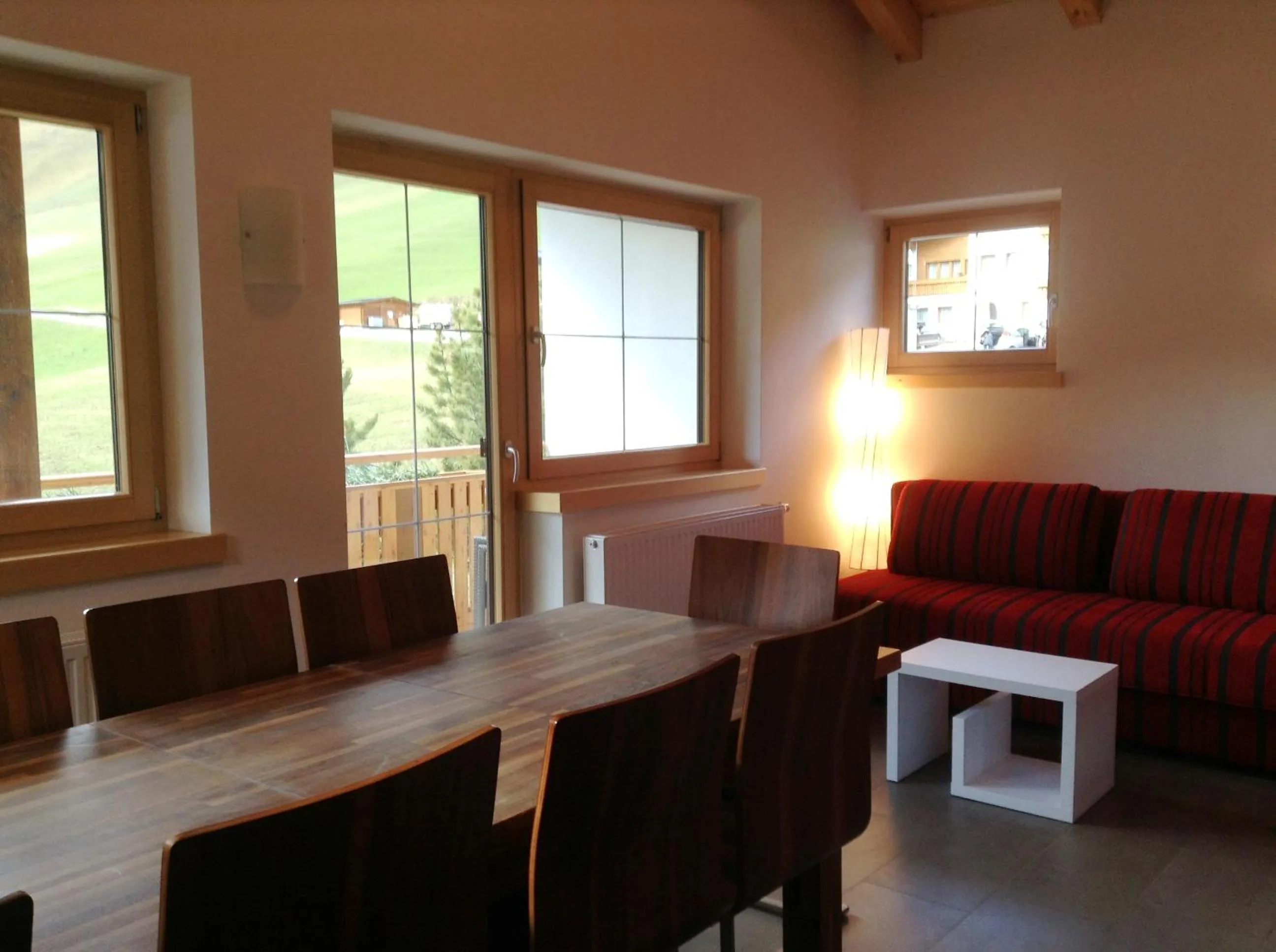 Dining area in Chasa Sulai Appartements
