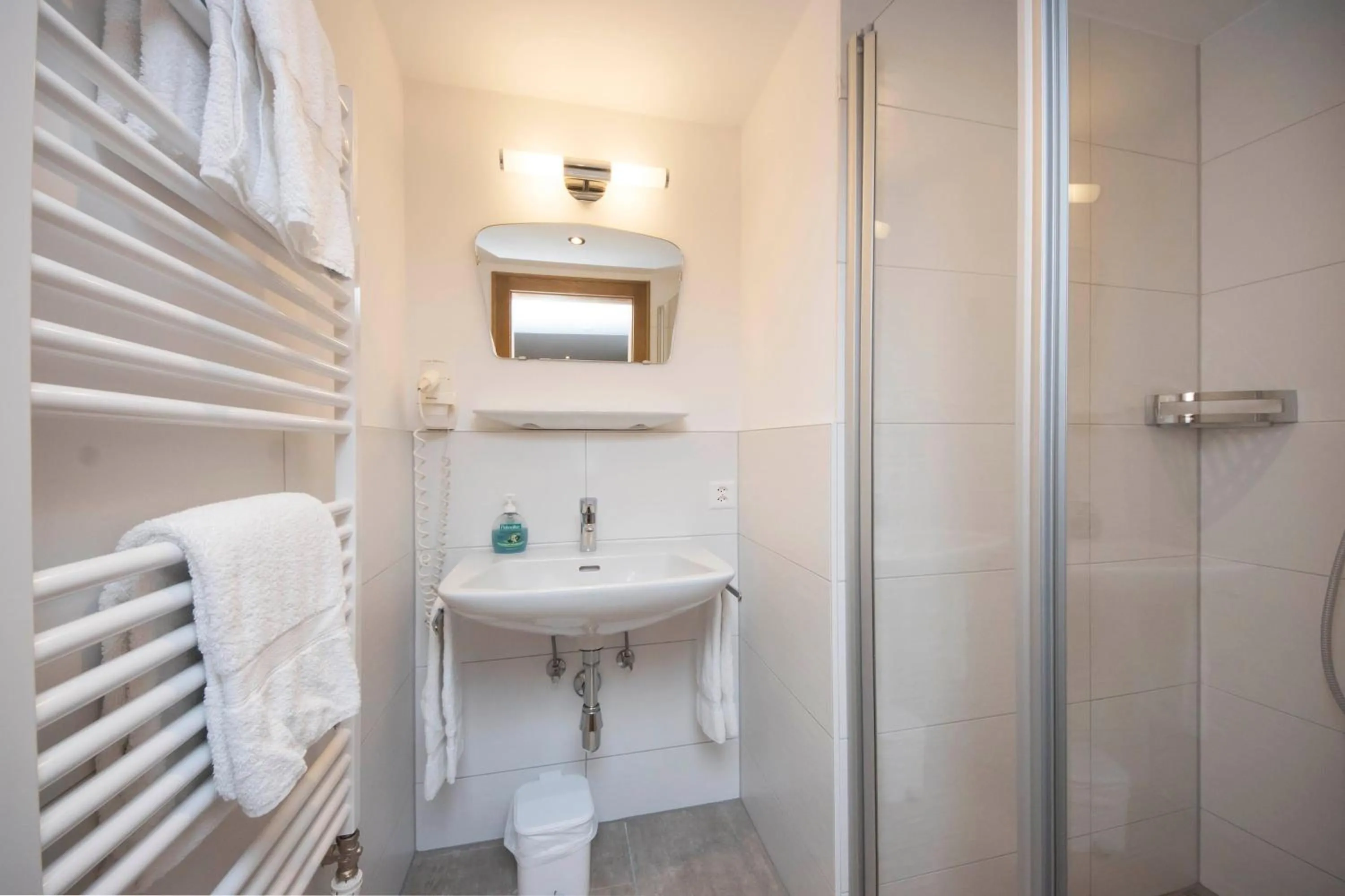 Shower in Chasa Sulai Appartements