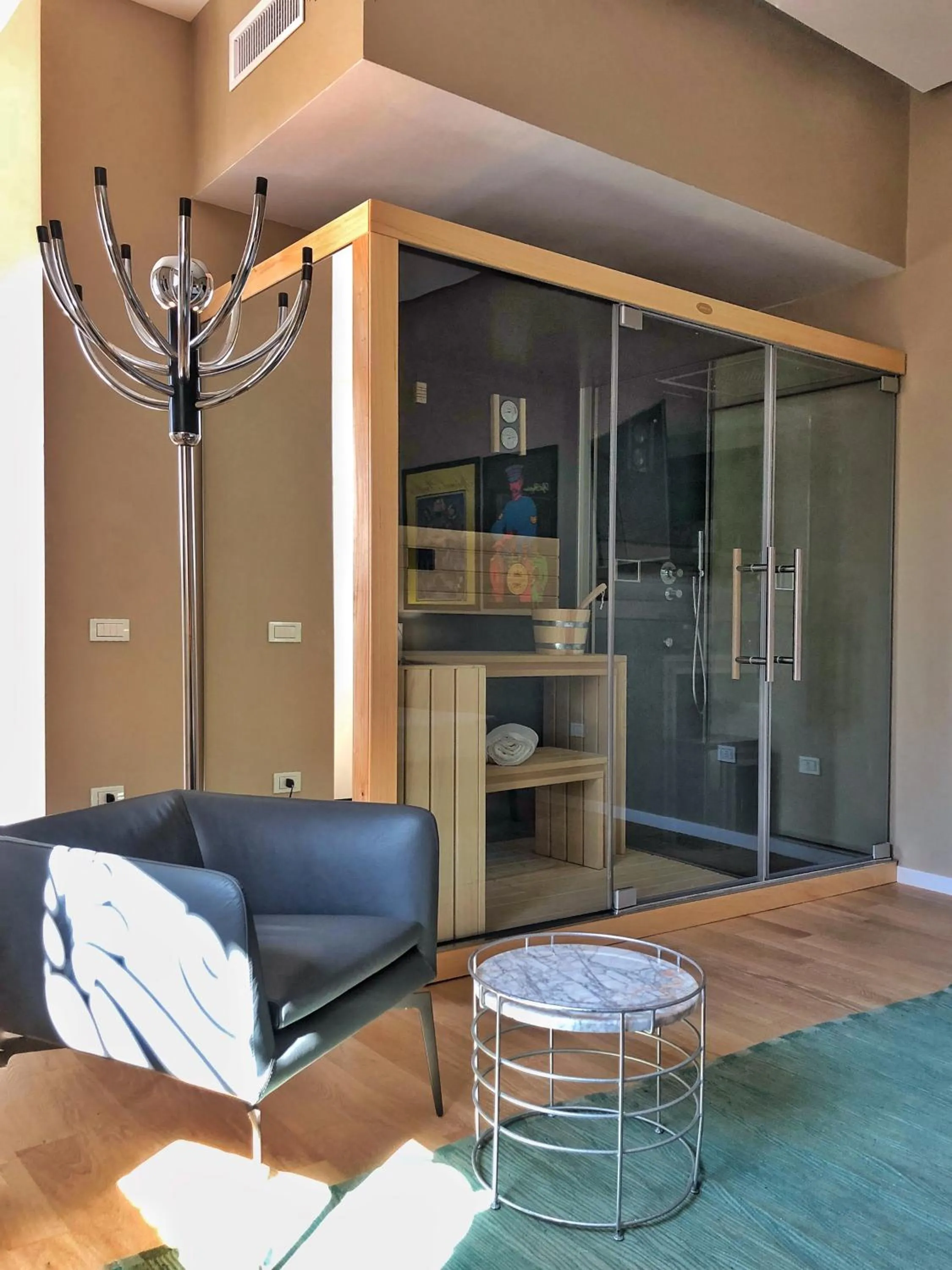 Sauna in La Fiermontina Palazzo Bozzi Corso Hotel