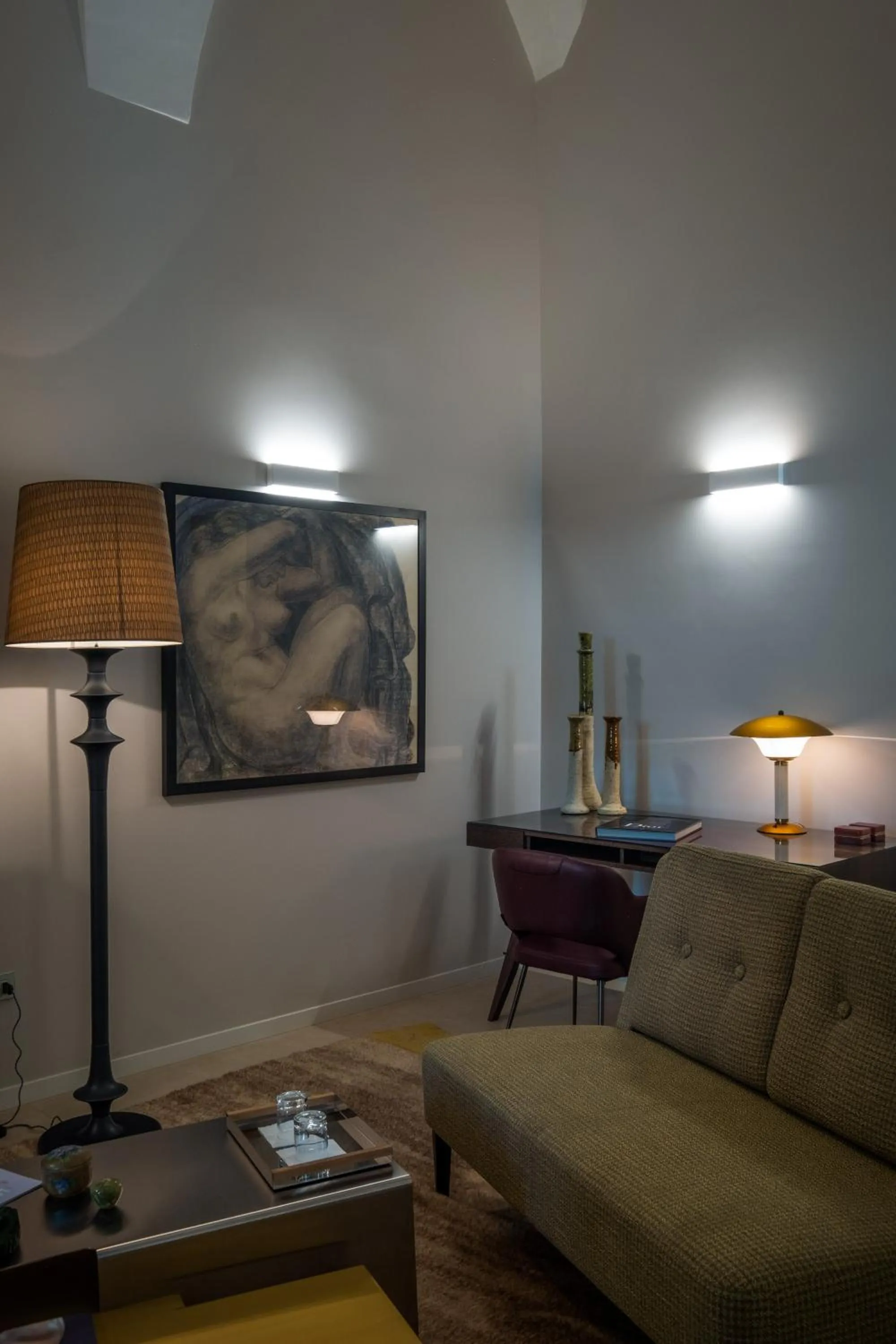 Seating area in La Fiermontina Palazzo Bozzi Corso Hotel