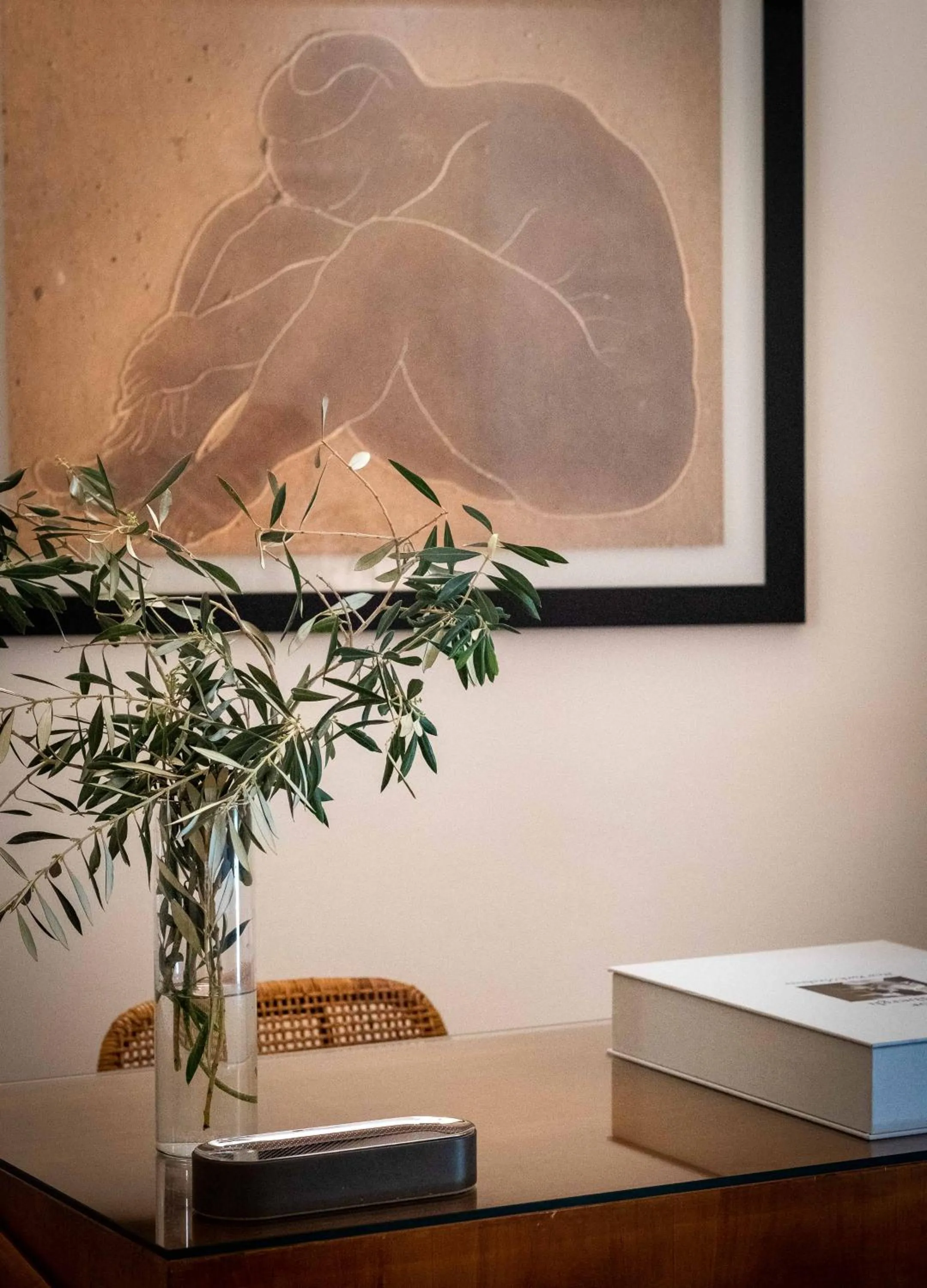 Decorative detail in La Fiermontina Palazzo Bozzi Corso Hotel