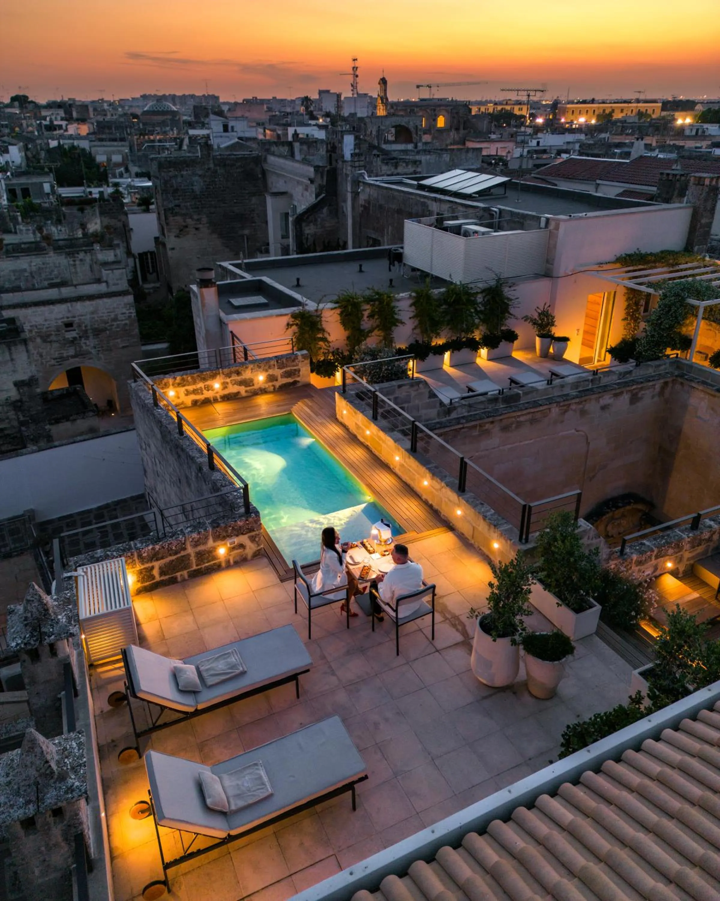Bird's eye view in La Fiermontina Palazzo Bozzi Corso Hotel