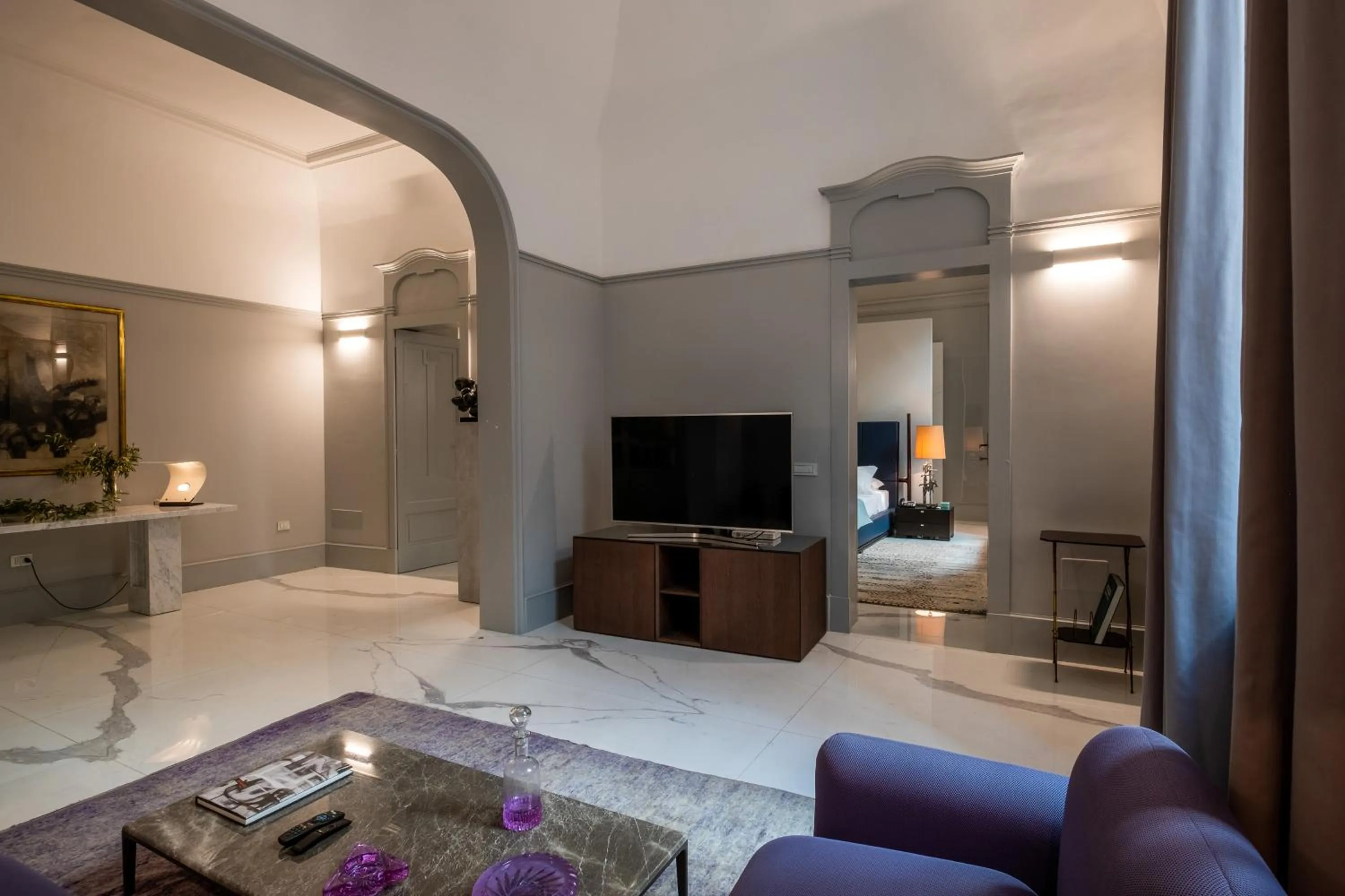 Living room in La Fiermontina Palazzo Bozzi Corso Hotel