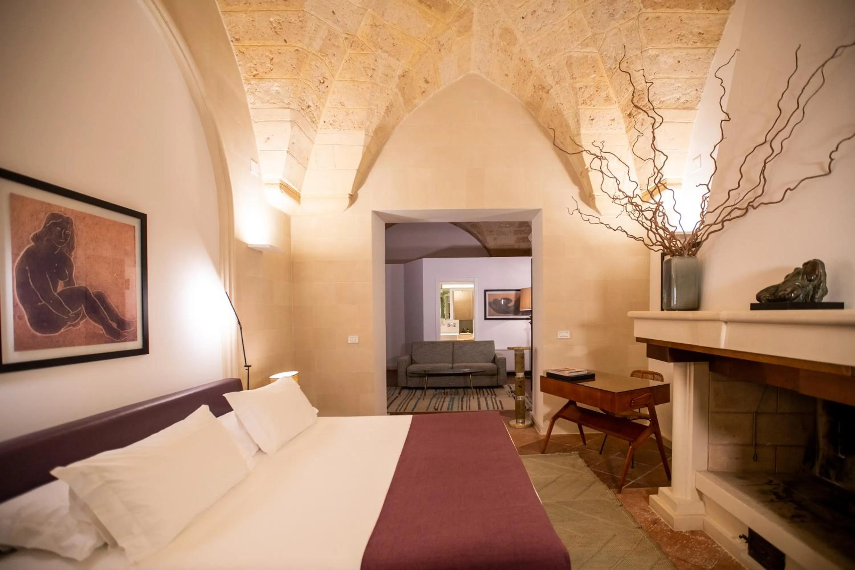 Bedroom, Bed in La Fiermontina Palazzo Bozzi Corso Hotel