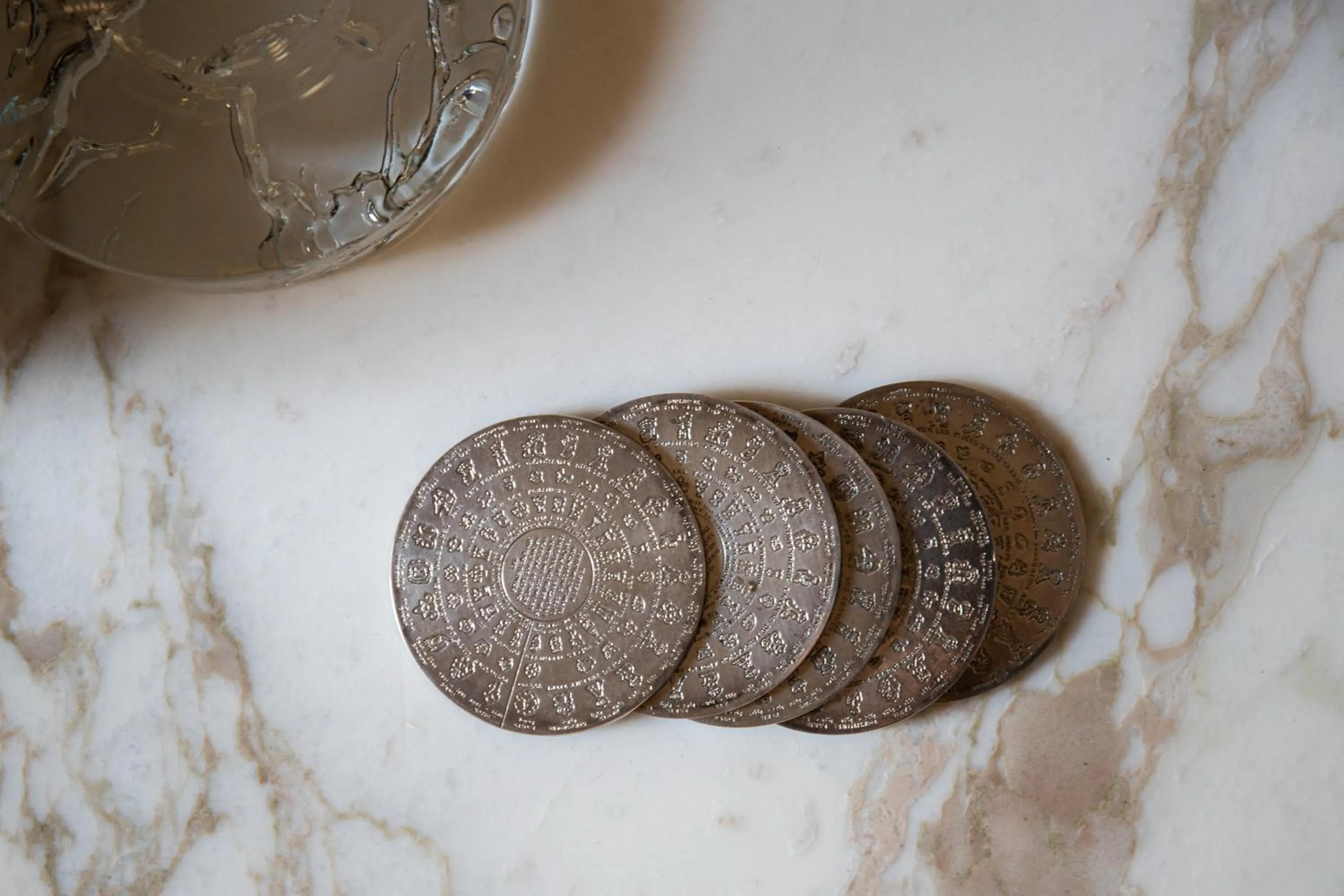 Decorative detail in La Fiermontina Palazzo Bozzi Corso Hotel