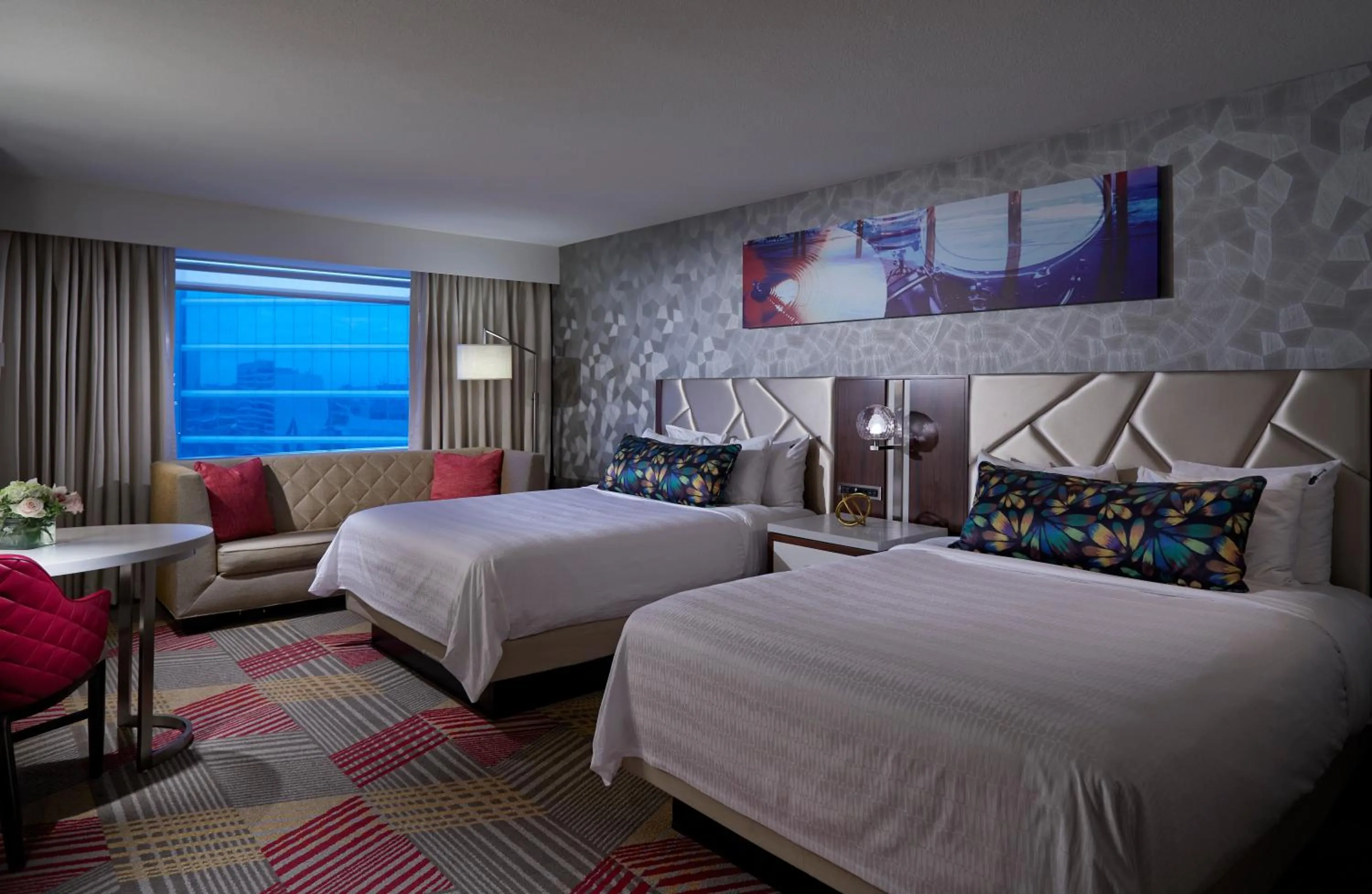 Bed in Hard Rock Hotel & Casino Atlantic City