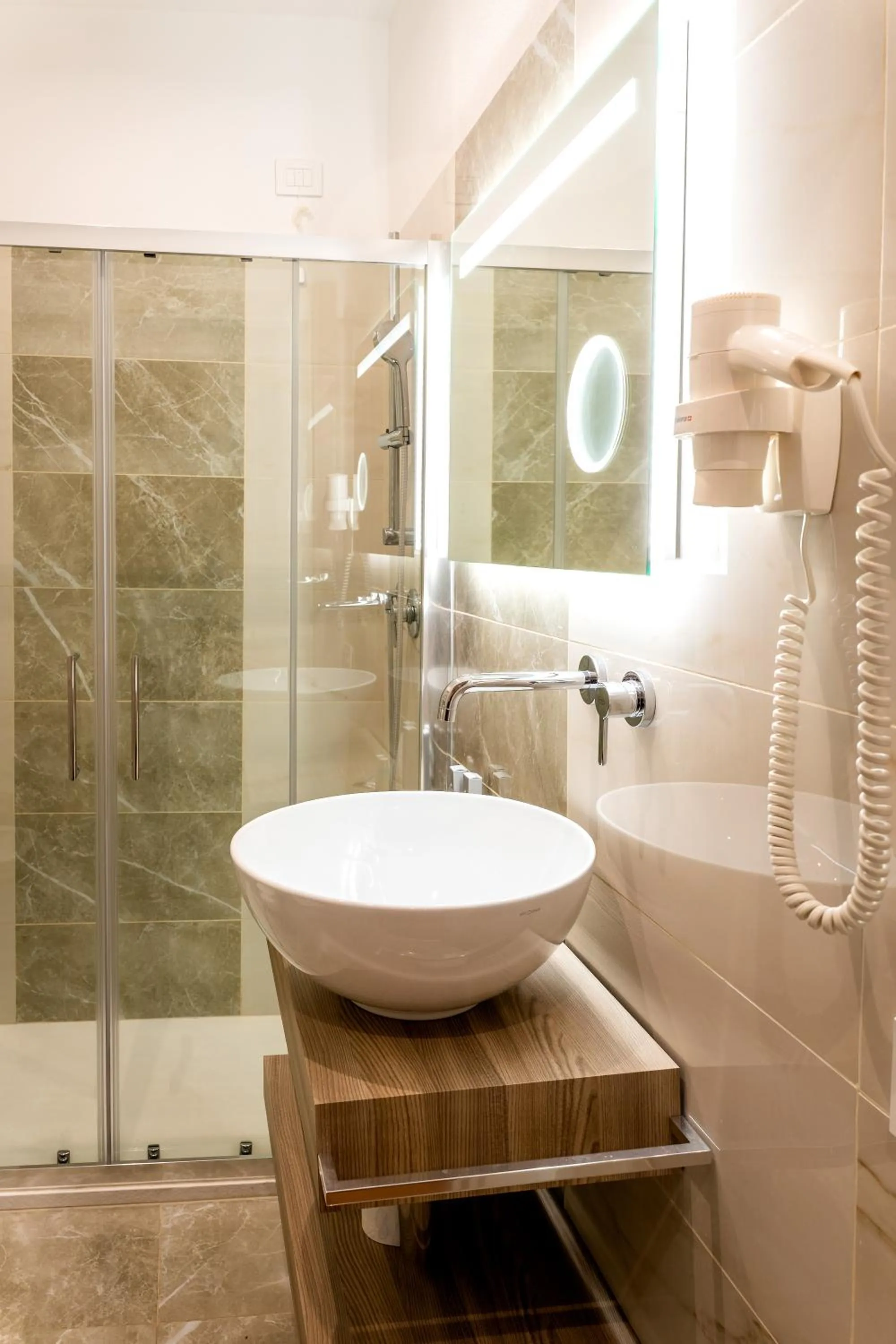 Shower in Hotel Victoria