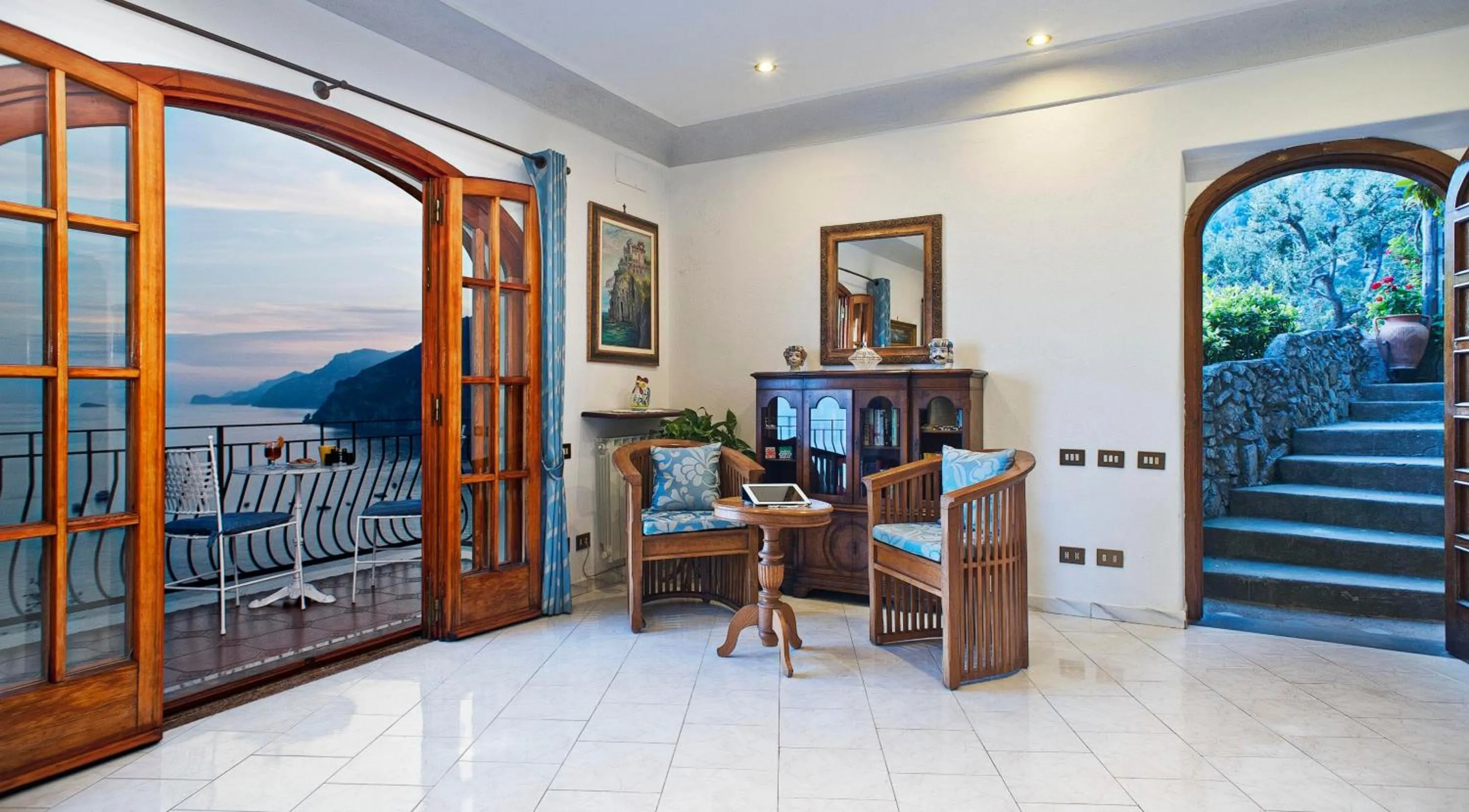 Living room in Villa La Roccia - Arienzo