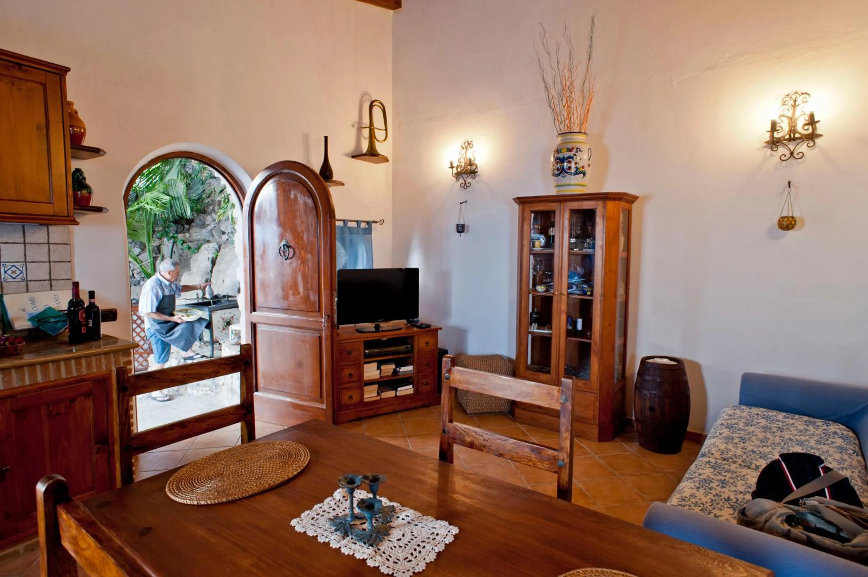 TV and multimedia in Villa La Roccia - Arienzo