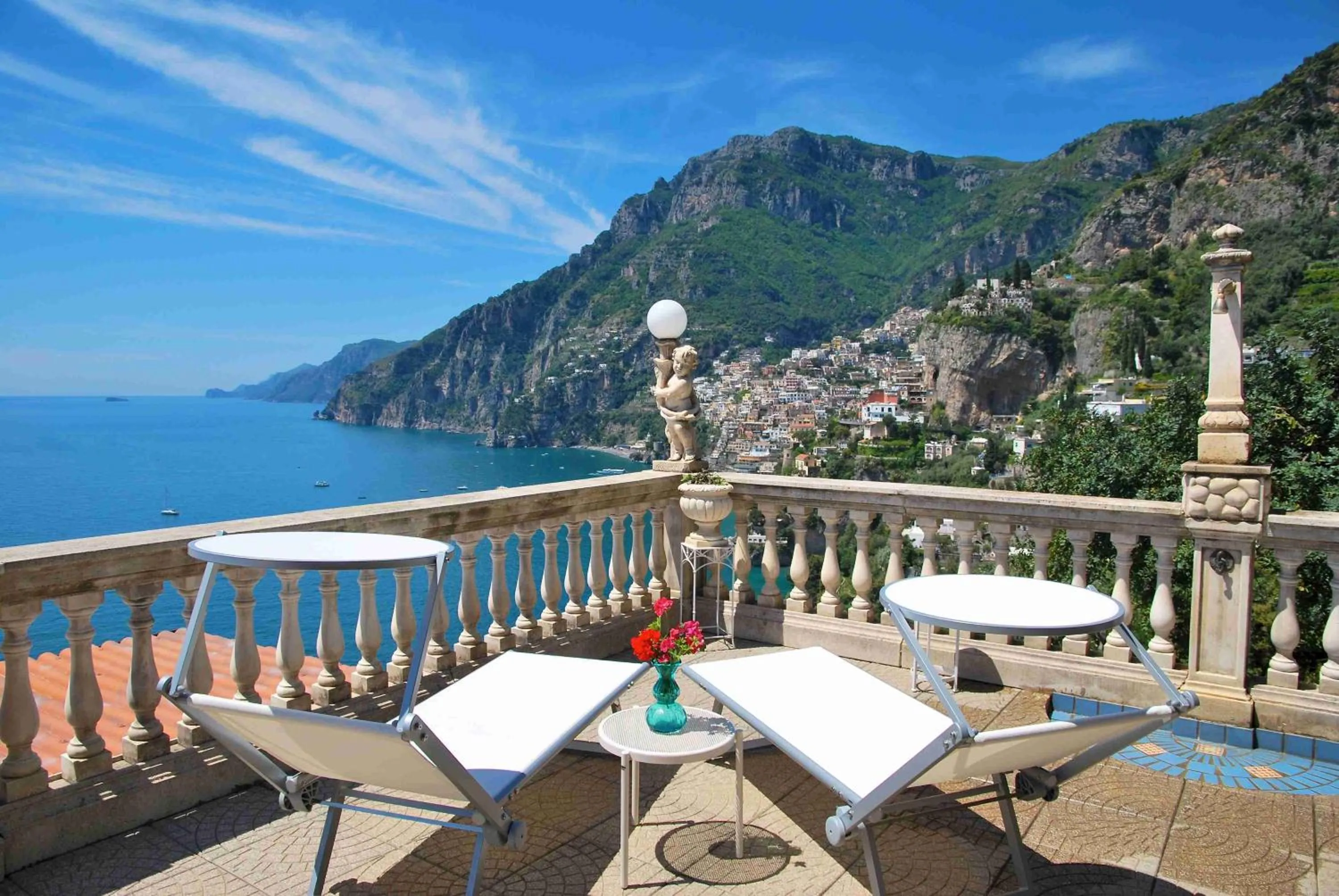 Balcony/Terrace in Villa La Roccia - Arienzo